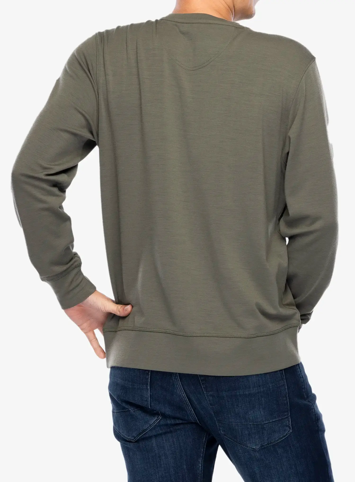 Dukserica Super.natural Sn Sailor Crew - tea leaf/jet black/raisin