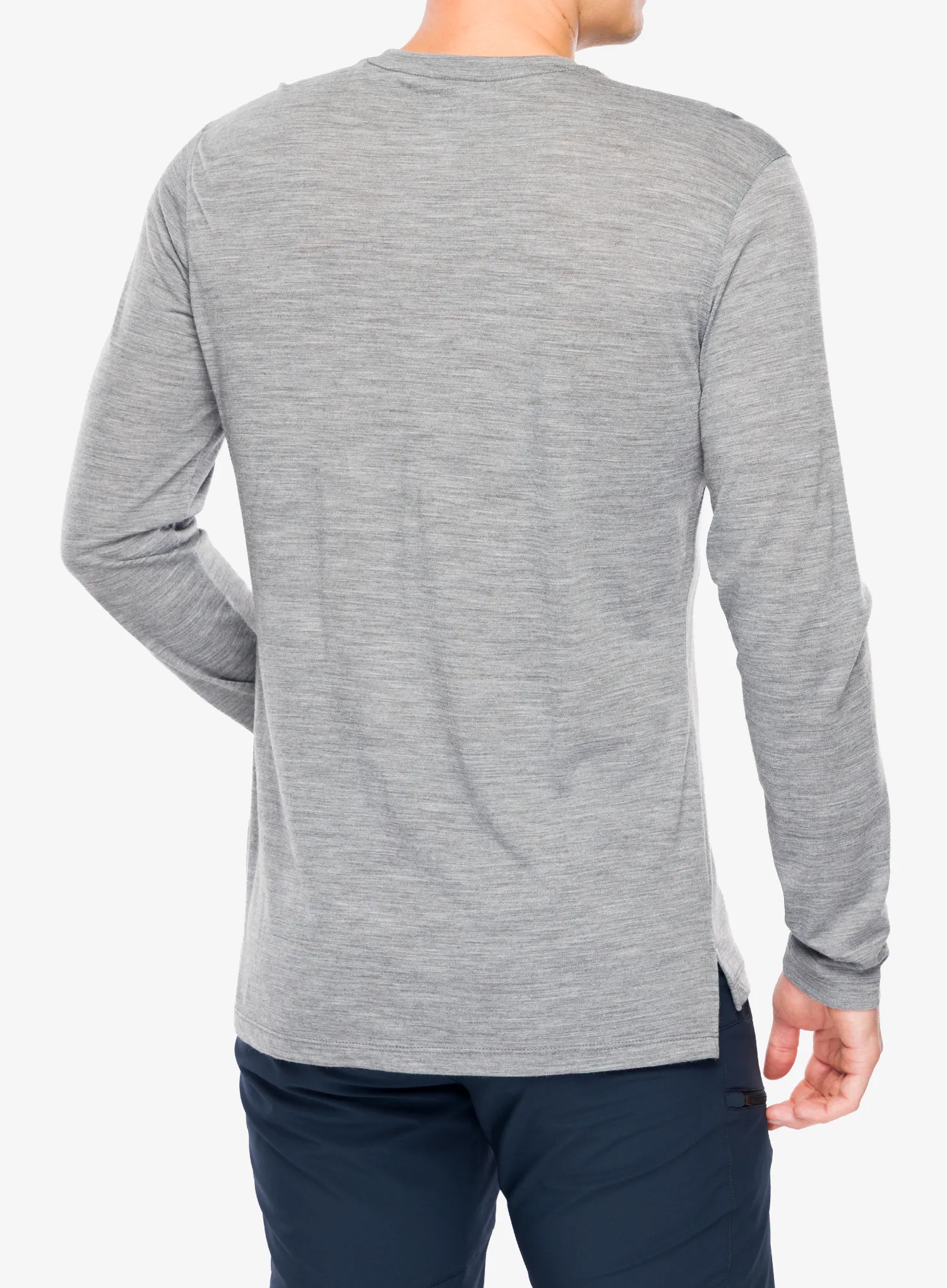Dukserica Super.natural Super Mountain LS - cashmere grey melange/various