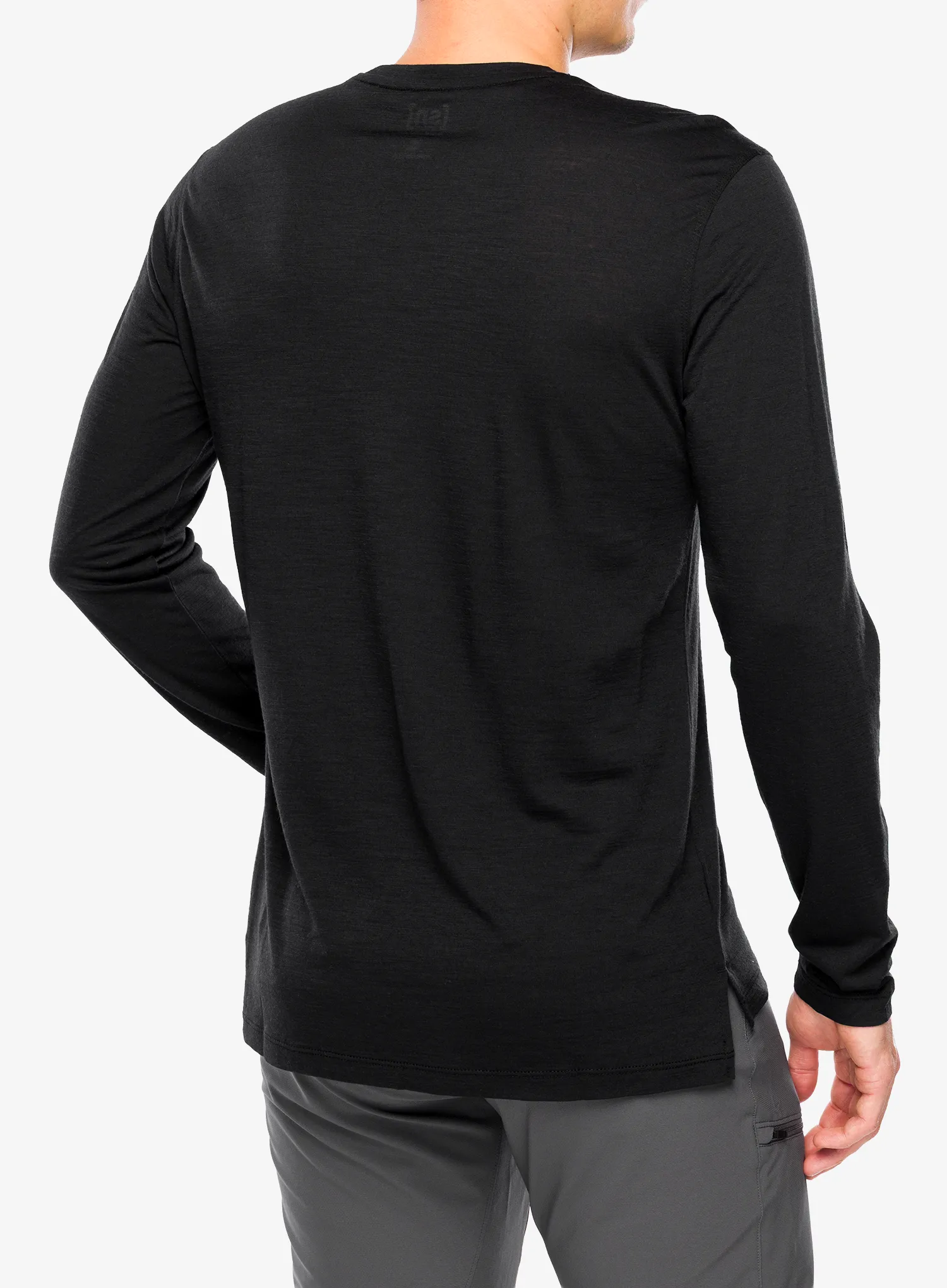 Dukserica Super.natural Swiss Lodge LS - cash.grey mel/dark shadow mel