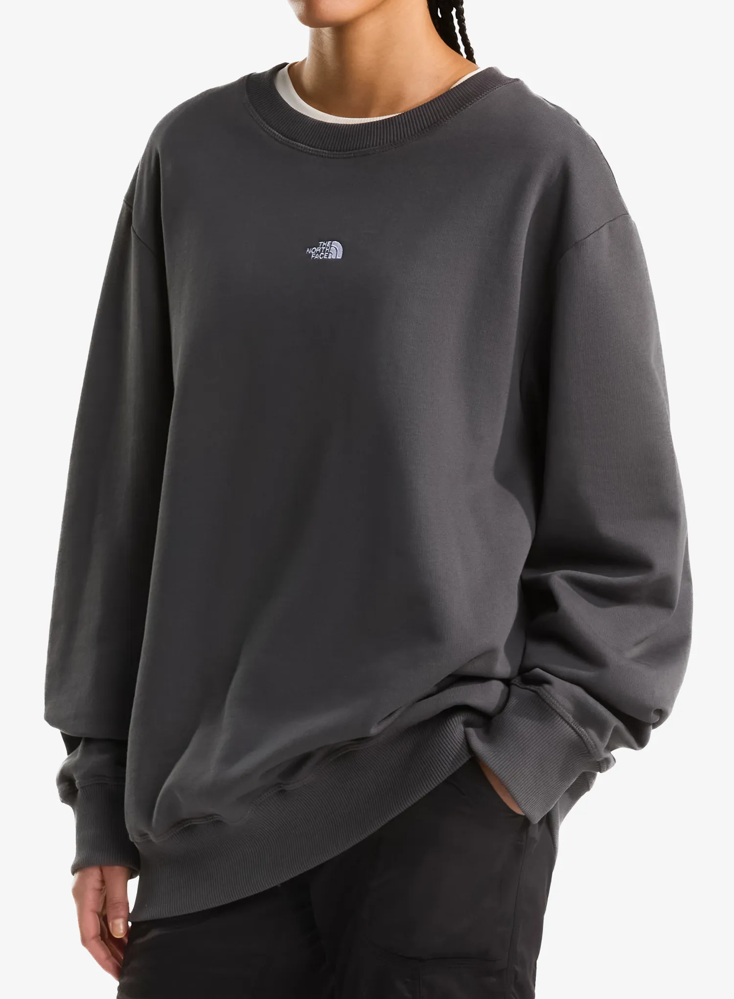 Dukserica The North Face Essential Light Relaxed Crew - anthracite grey