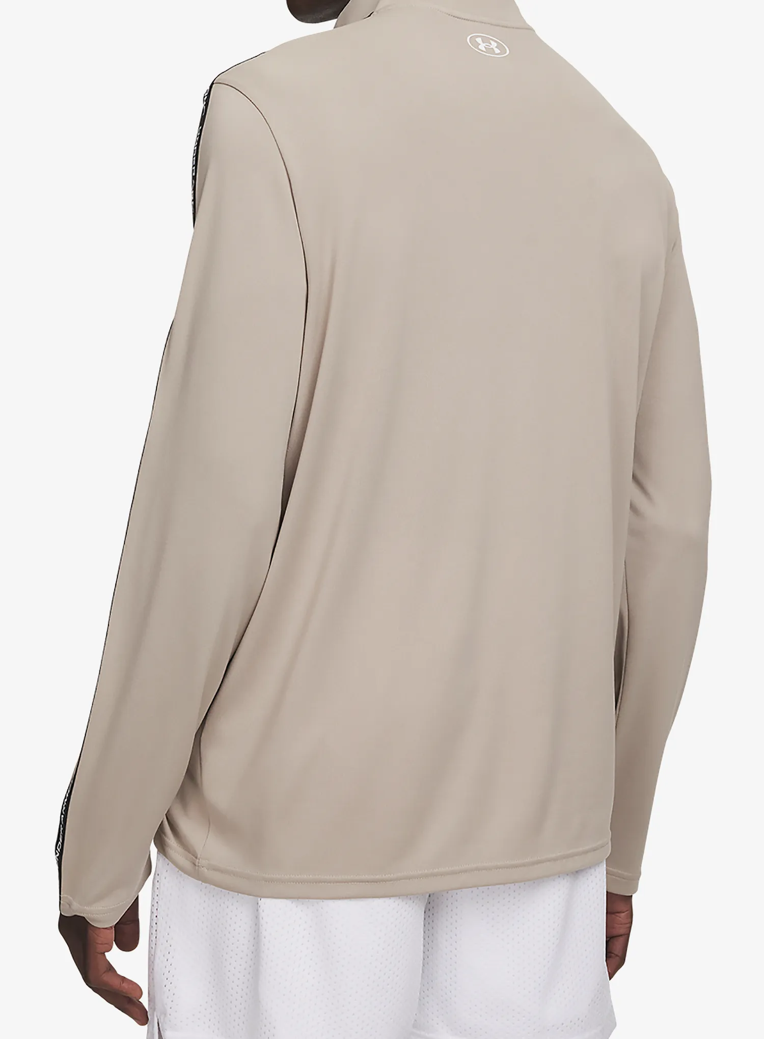 Dukserica Under Armour Tech Taping 1/2 Zip - timberwolf taupe/black/white
