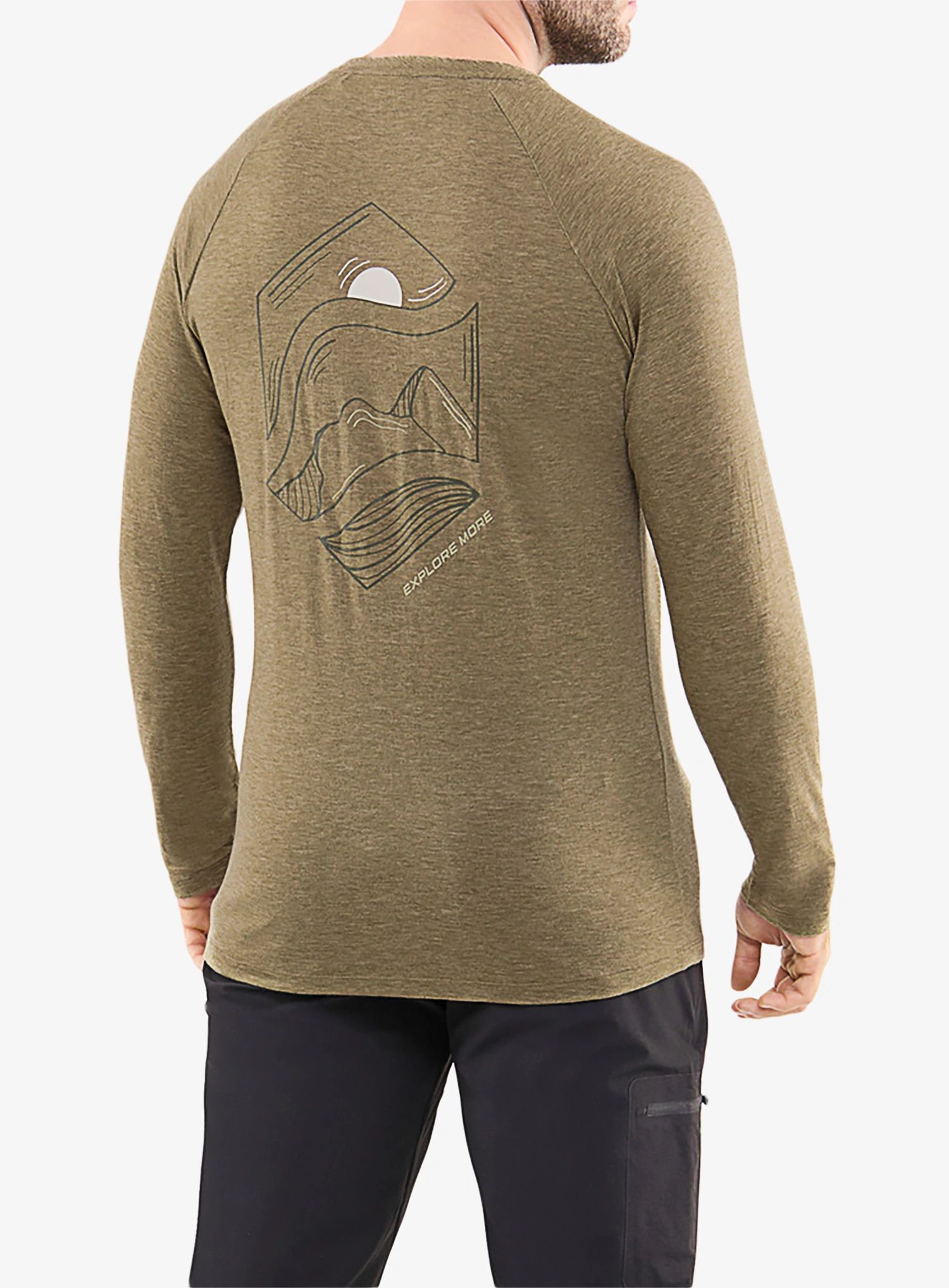 Dukserica Viking Longsleeve Andali - olive