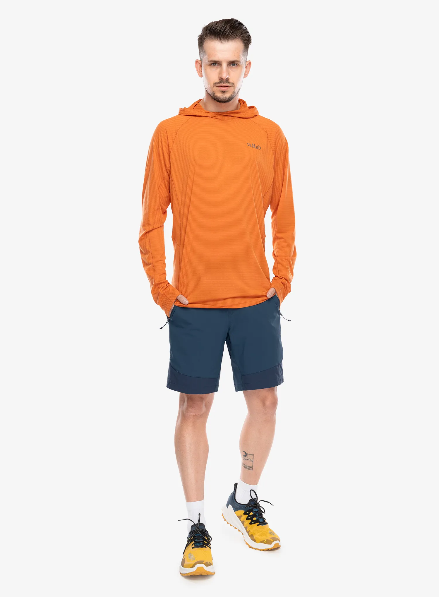 Dukserica za trčanje Rab Sonic Hoody - dark melba