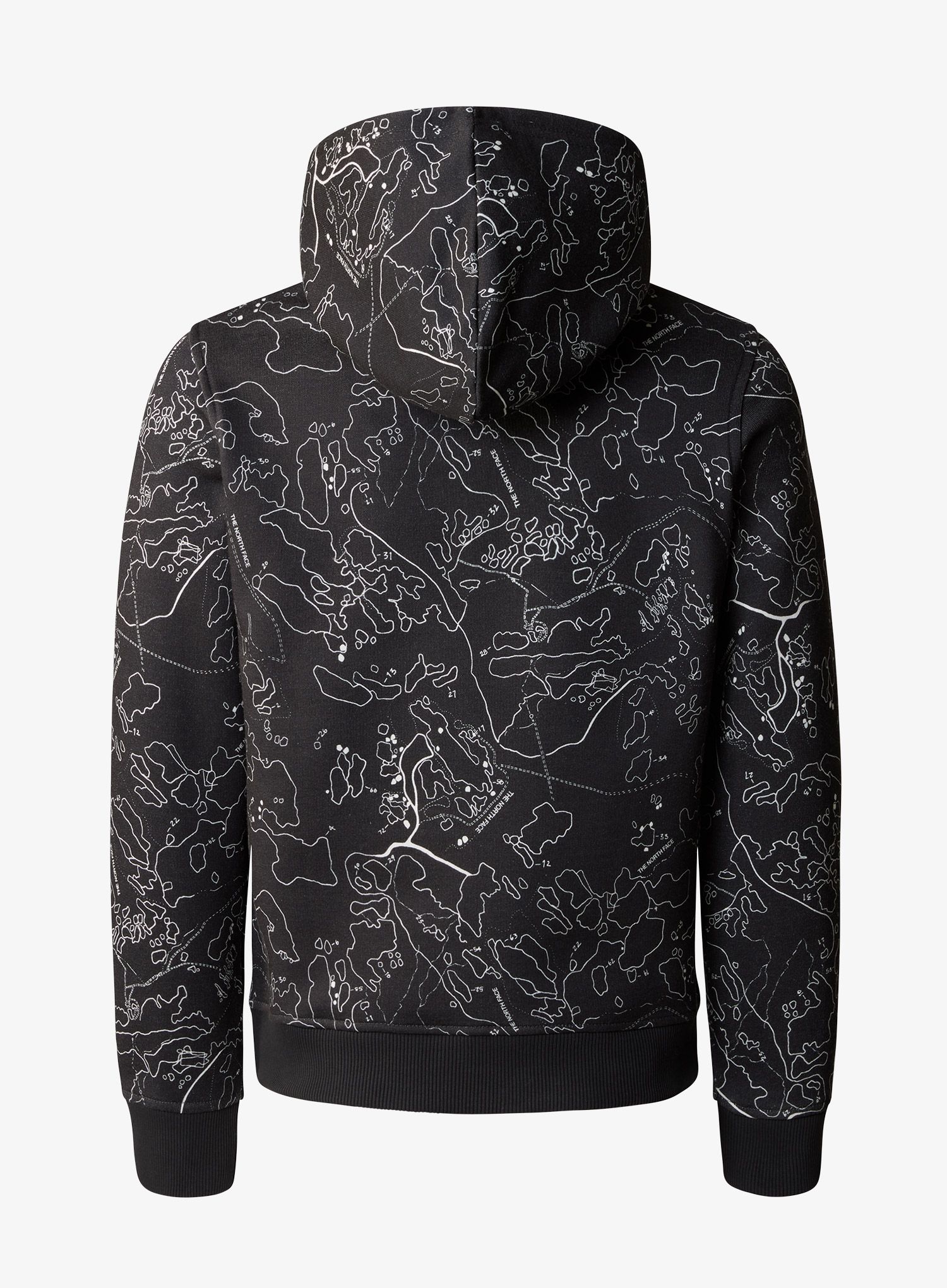 Dukserica za dječake The North Face Drew Peak P/O Hoodie Print - asphalt grey