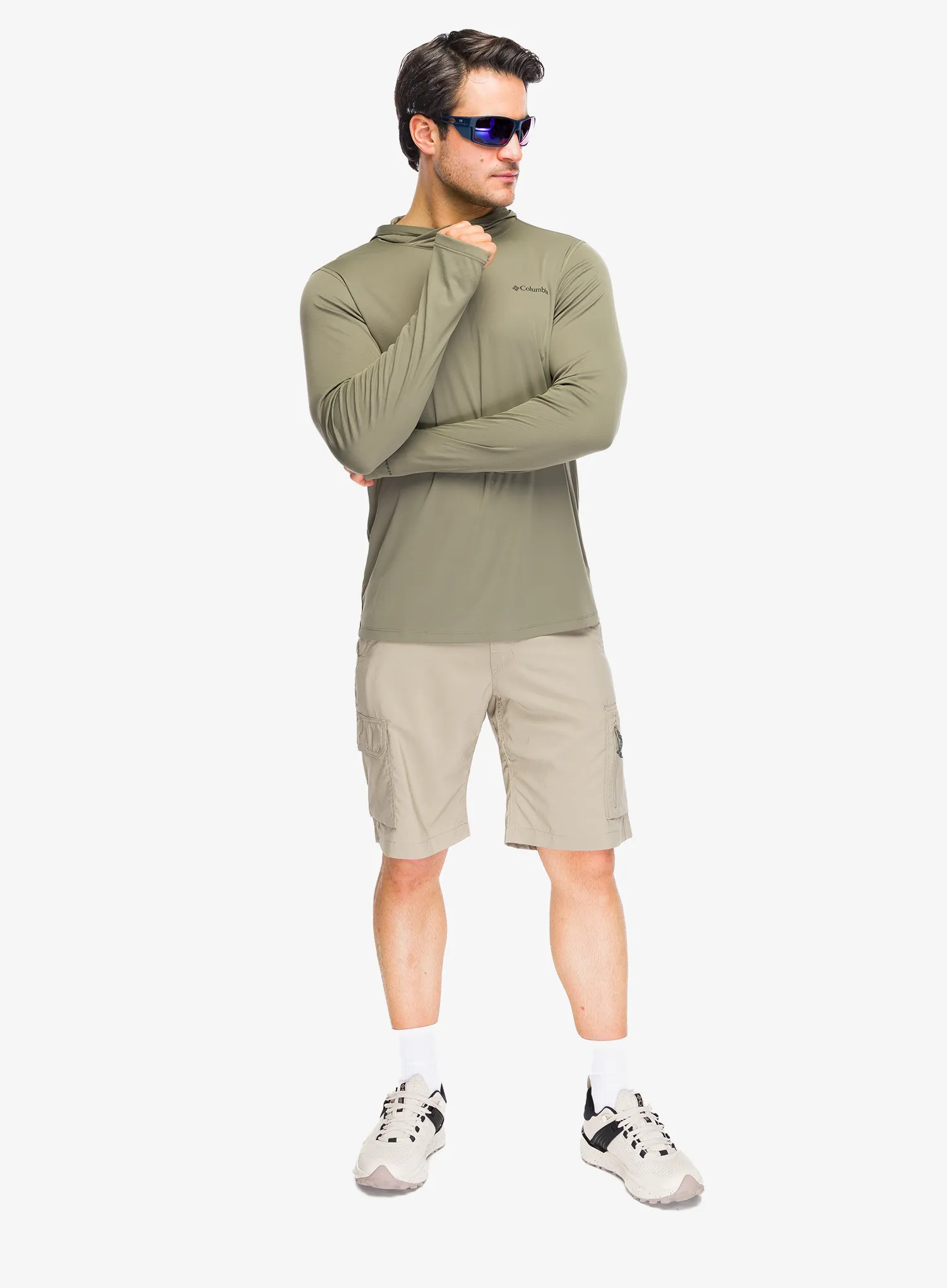 Dukserica Columbia Zero Rules Lite Hoodie - stone green