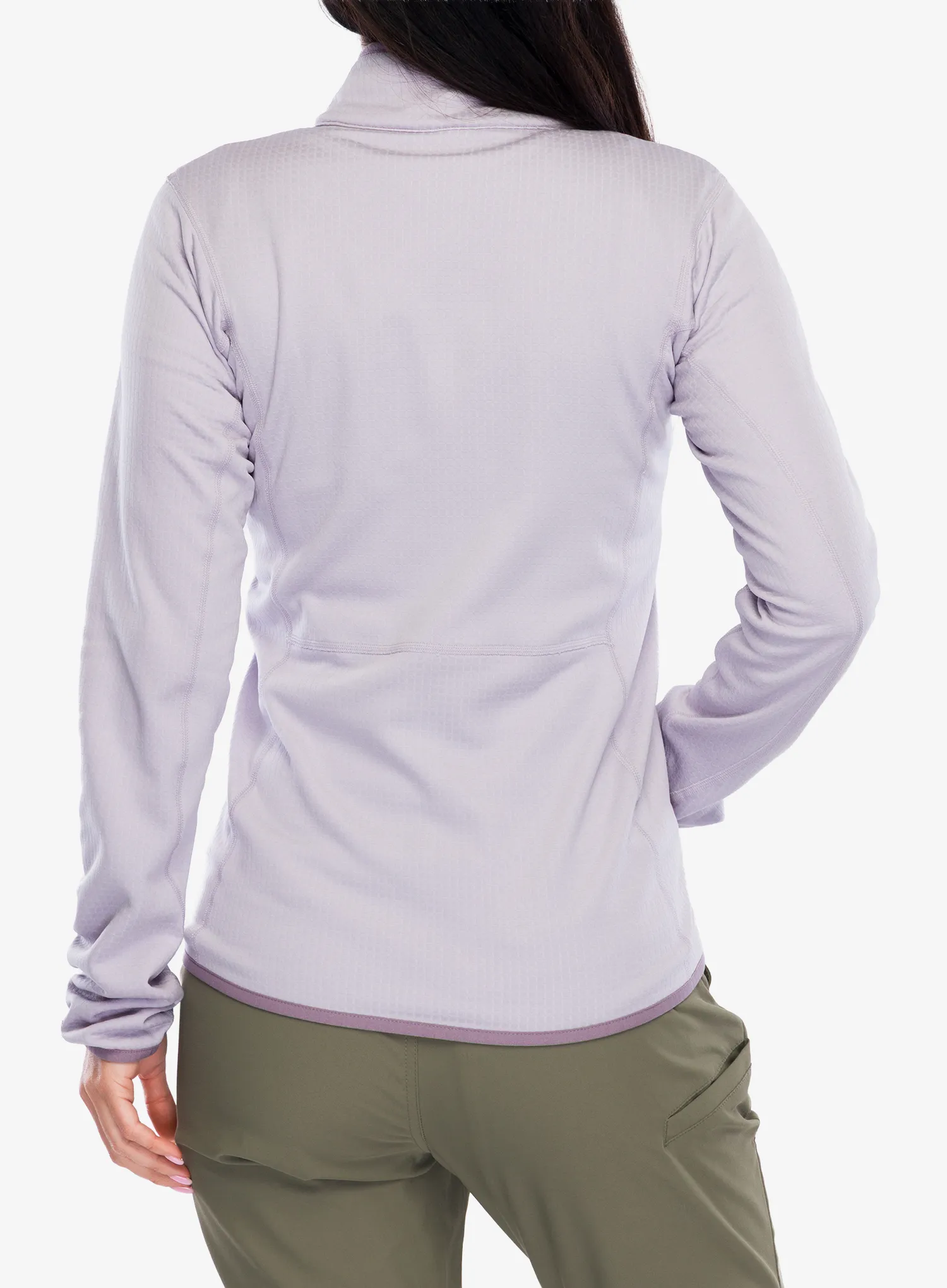 Ženska dukserica bez kapuljače Columbia Essential Hike Grid Fleece Full Zip - lavender pearl/shale purple