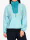 Ženska dukserica bez kapuljače Columbia Sequoia Grove Half Zip Fleece - spray/teal