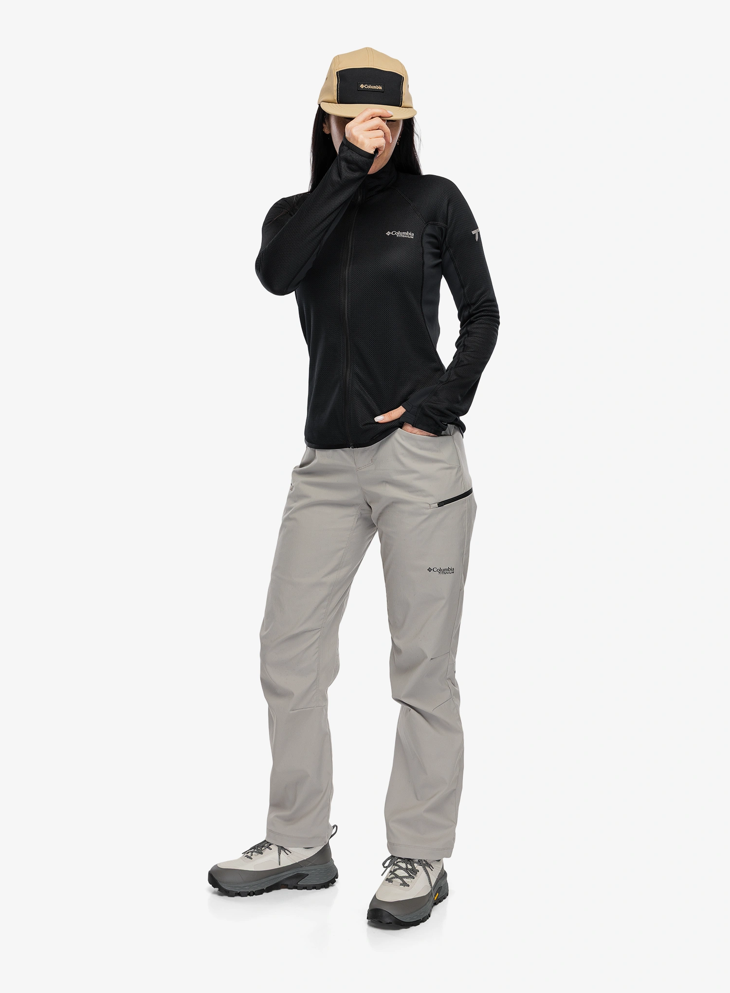Ženska dukserica bez kapuljače Columbia Summit Step Full Zip - black