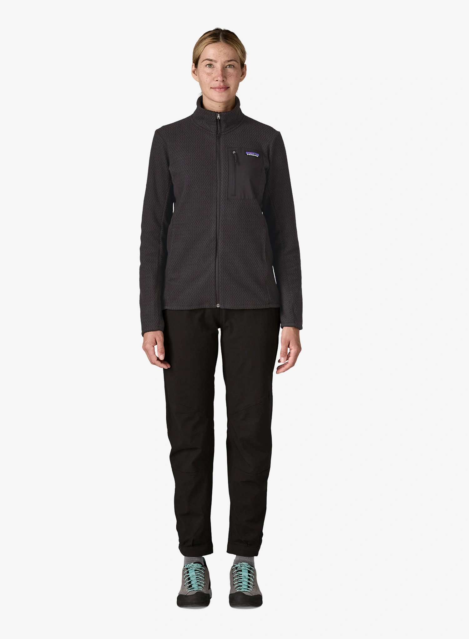 Ženska dukserica bez kapuljače Patagonia R1 Air Jacket - black