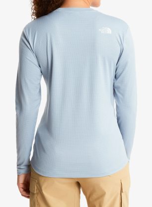 Ženska dukserica bez kapuljače The North Face Shadow Long Sleeve T-Shirt - frost grey