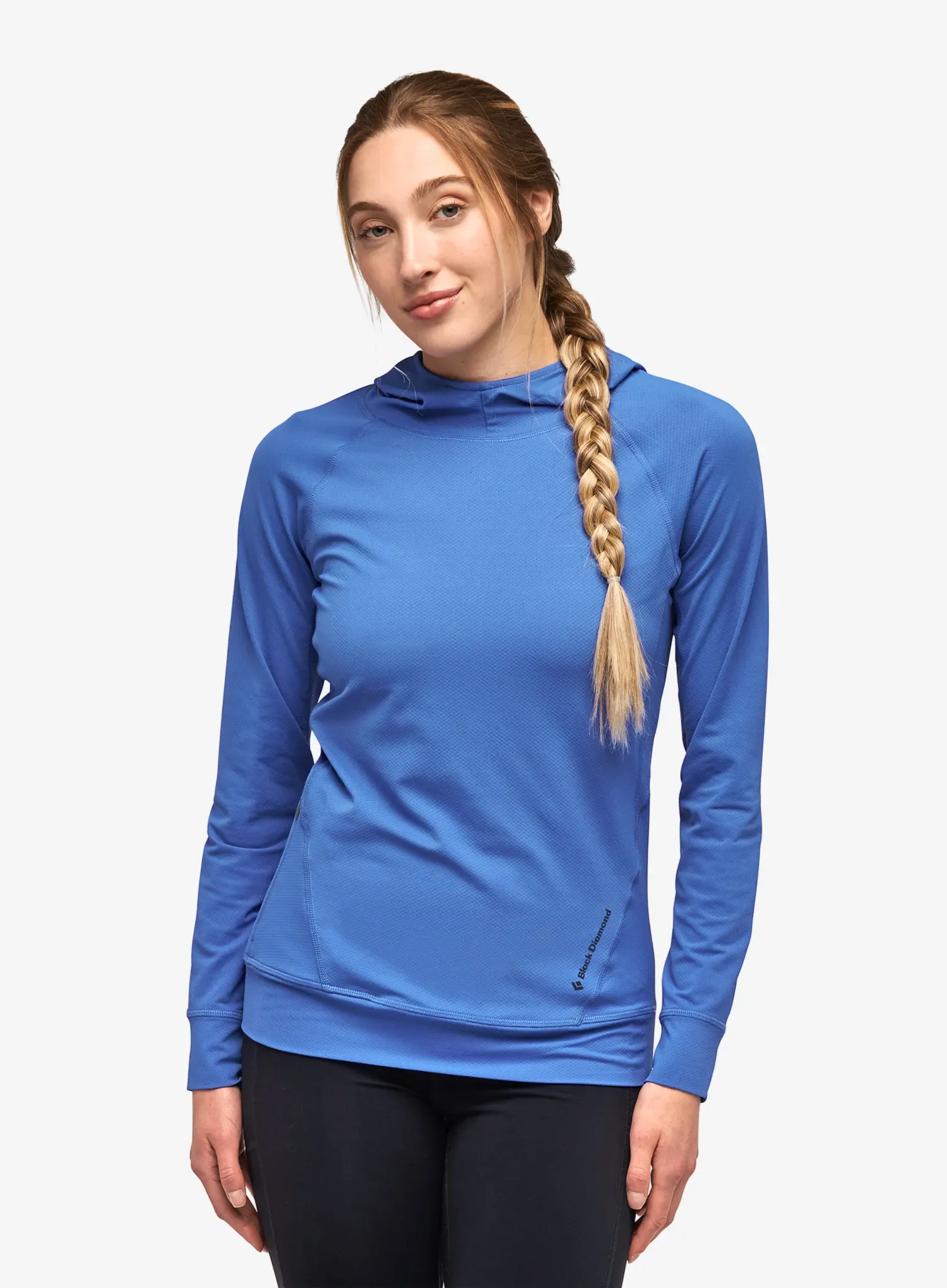 Ženska dukserica Black Diamond Alpenglow Hoody - clean blue