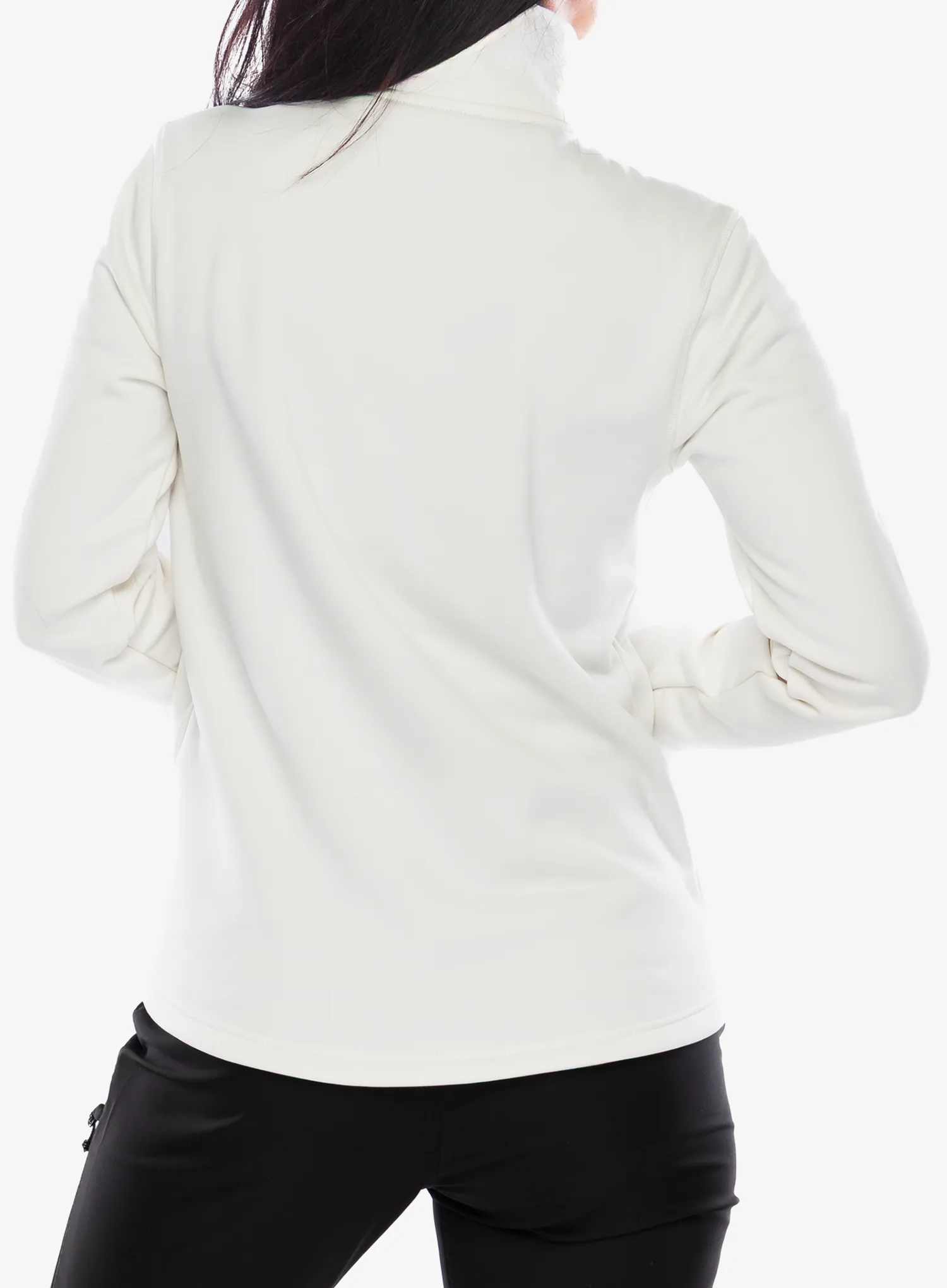 Ženska dukserica Didriksons Leah Fullzip - white foam