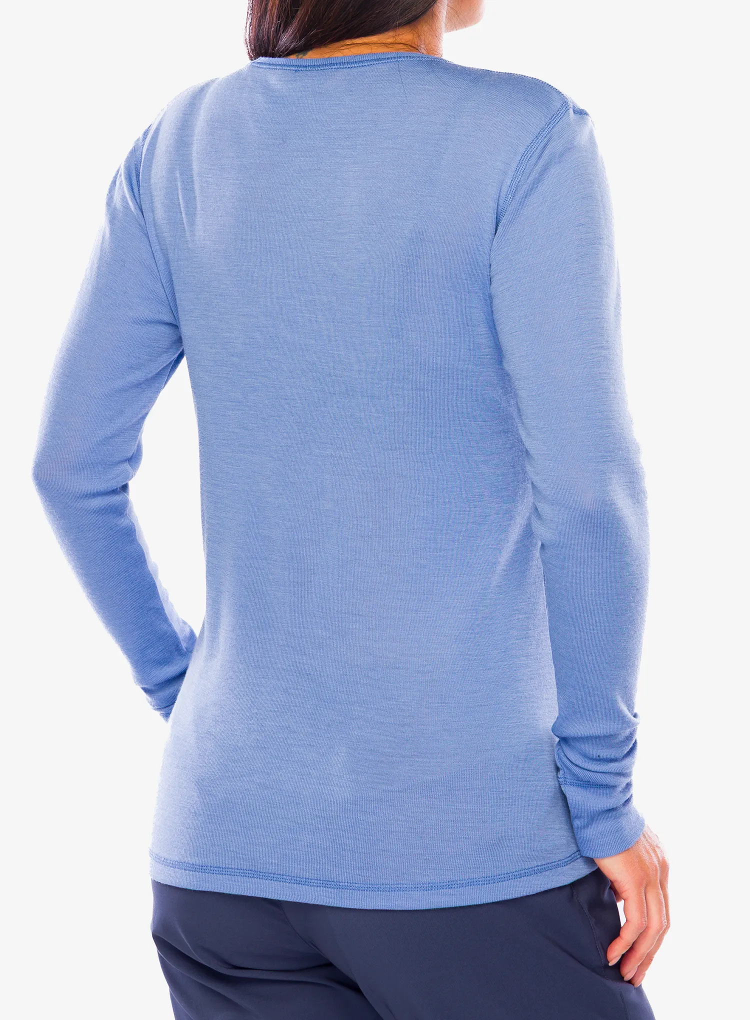 Ženska dukserica Dovre 100% Merino Wool LS - blue