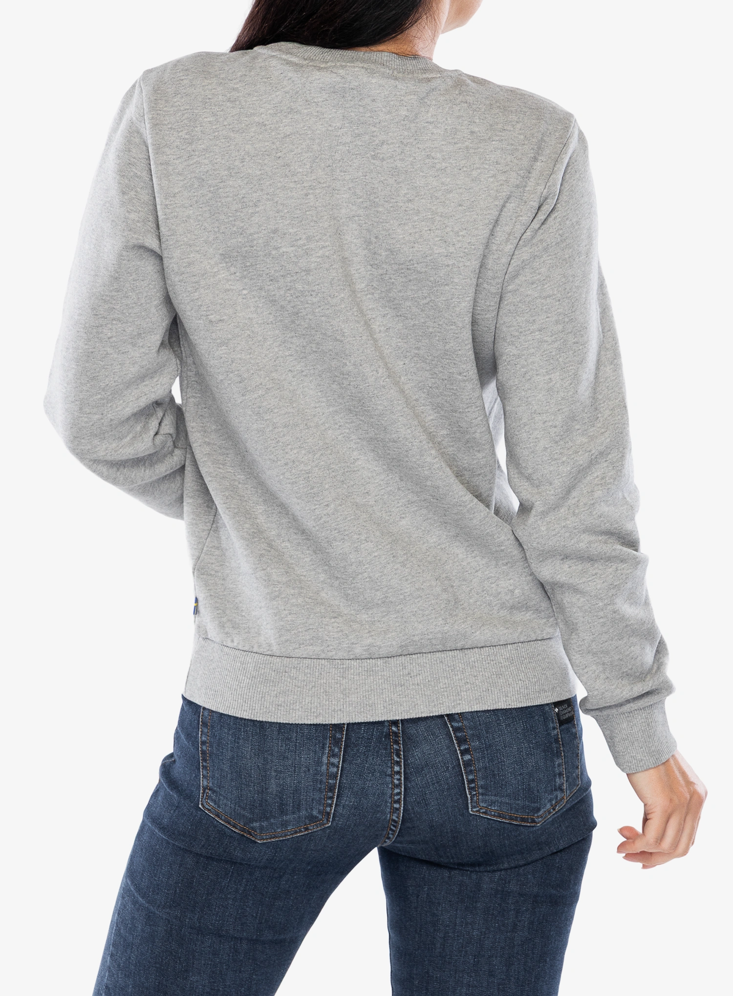 Ženska dukserica Fjallraven Logo Sweater - grey melange