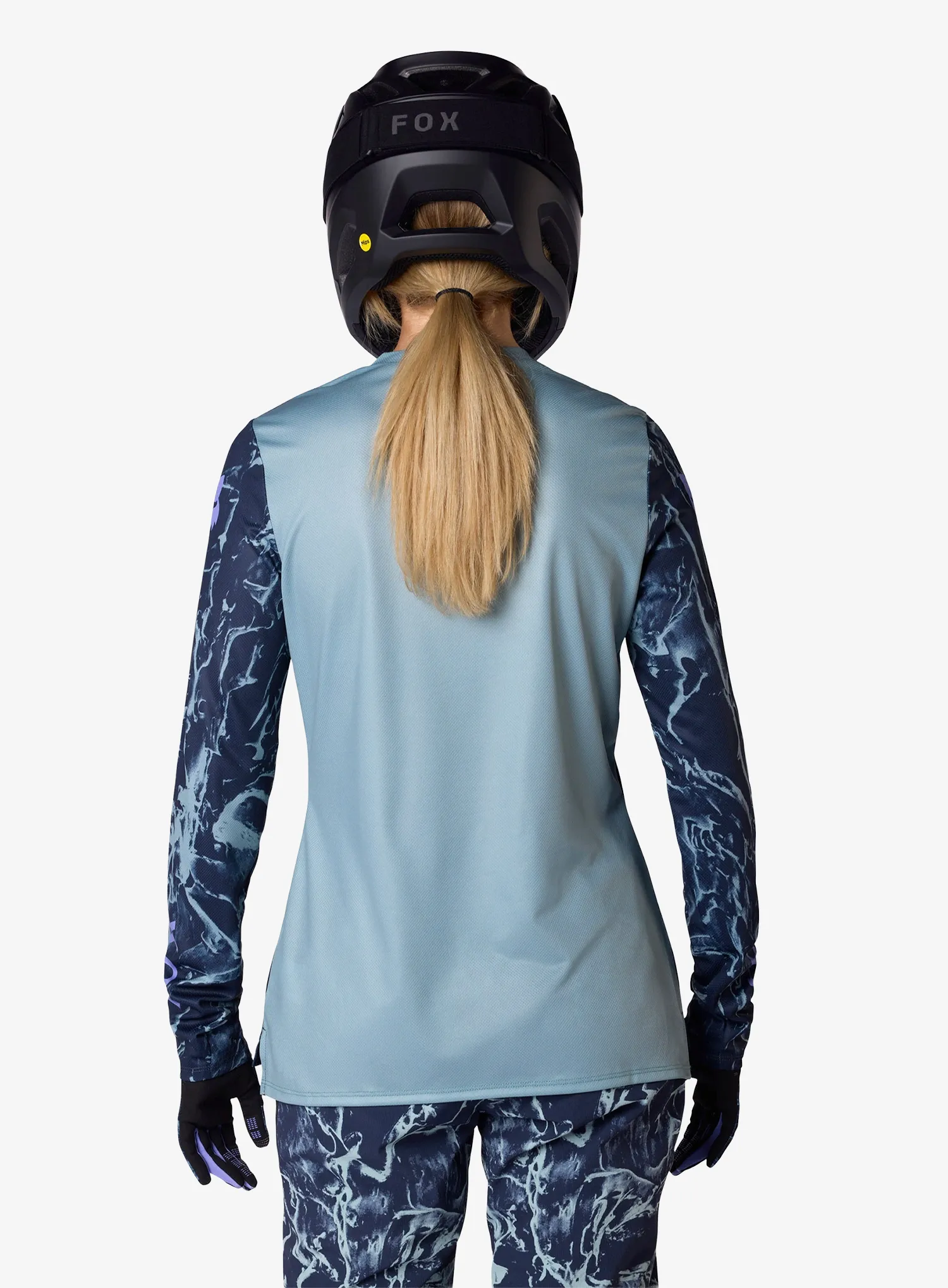 Ženska dukserica Fox Ranger LS Jersey Img Print - arctic blue