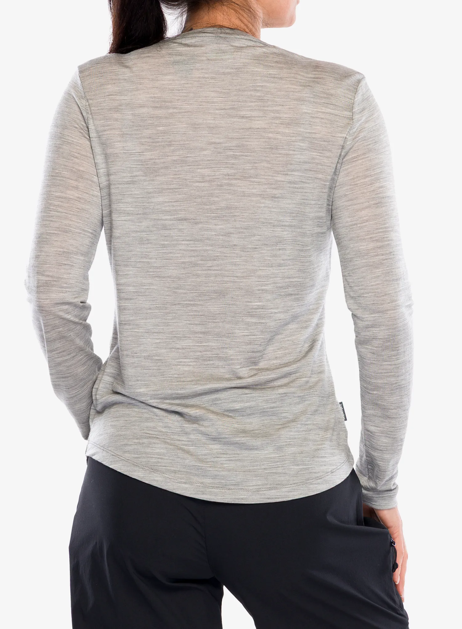 Ženska dukserica Icebreaker Merino 125 Cool-Lite Sphere III LS Tee - metro hthr
