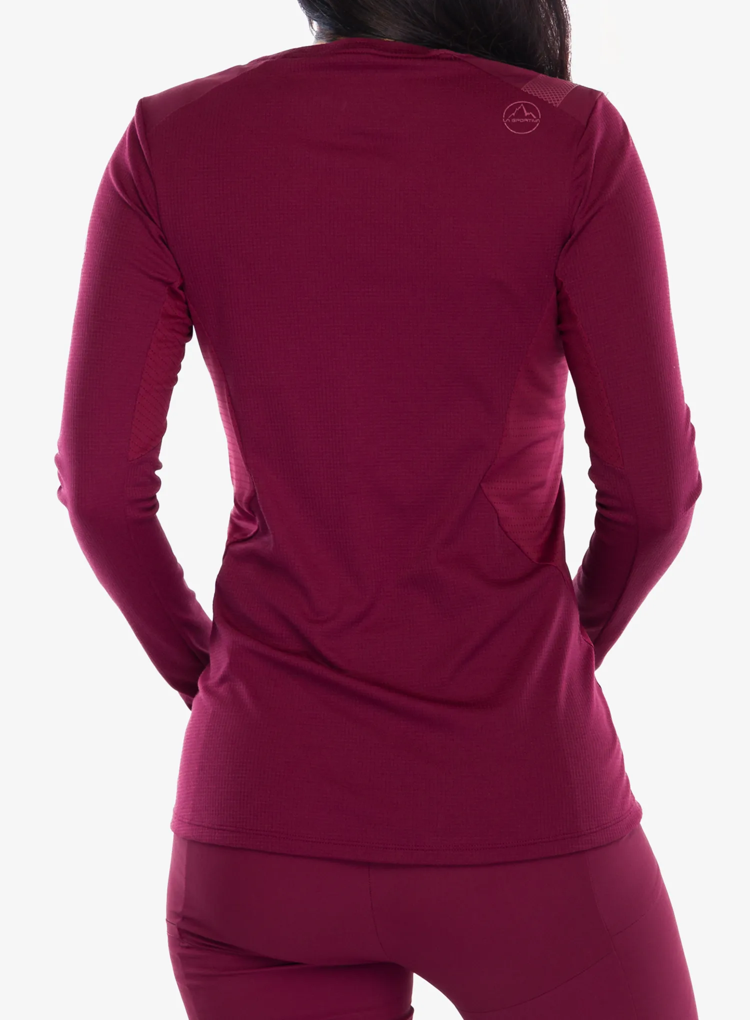 Ženska dukserica La Sportiva Beyond Longsleeve - redwood/chalk