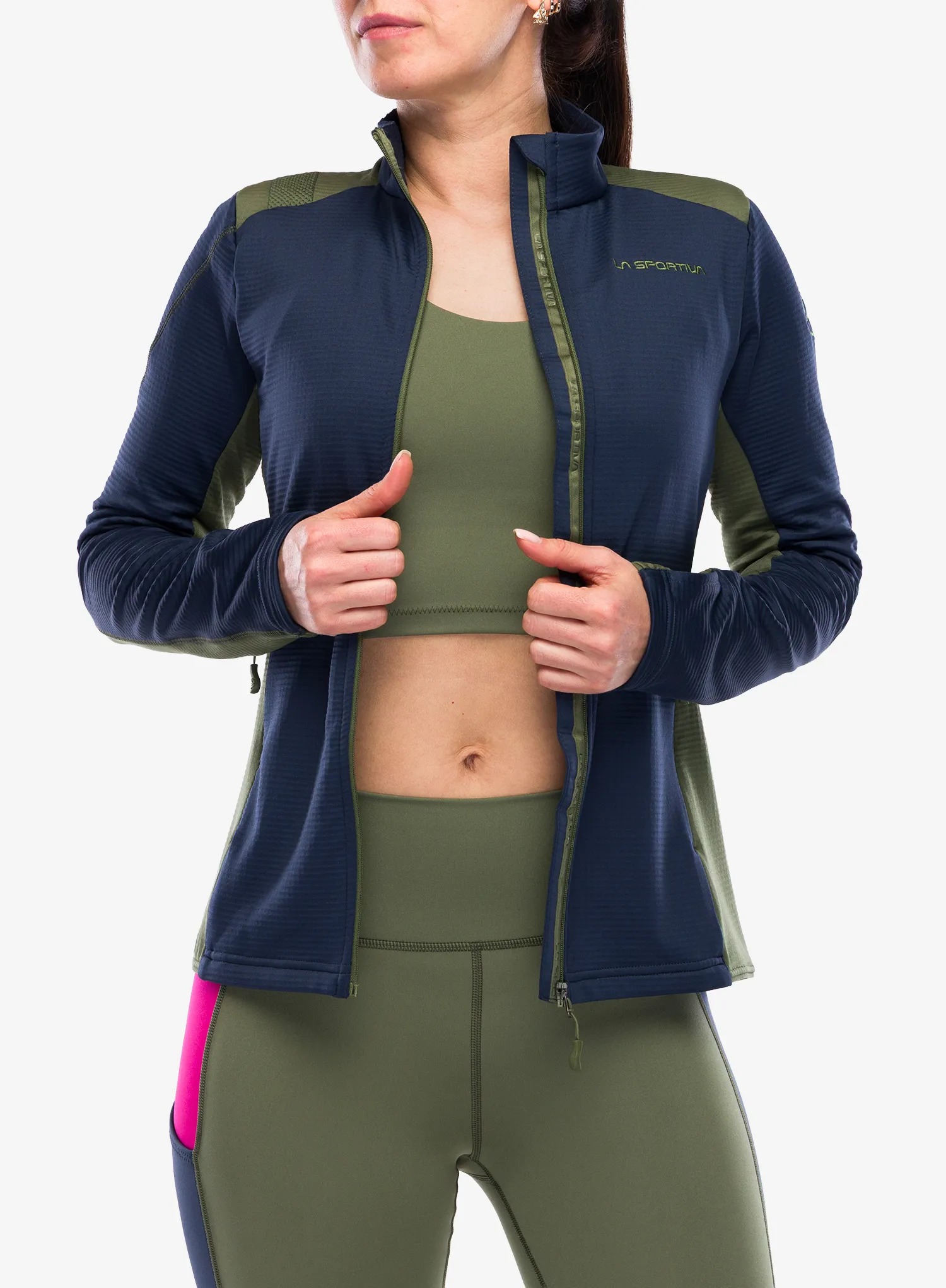 Ženska dukserica La Sportiva Chill Thermal Jacket - night sky/cypress