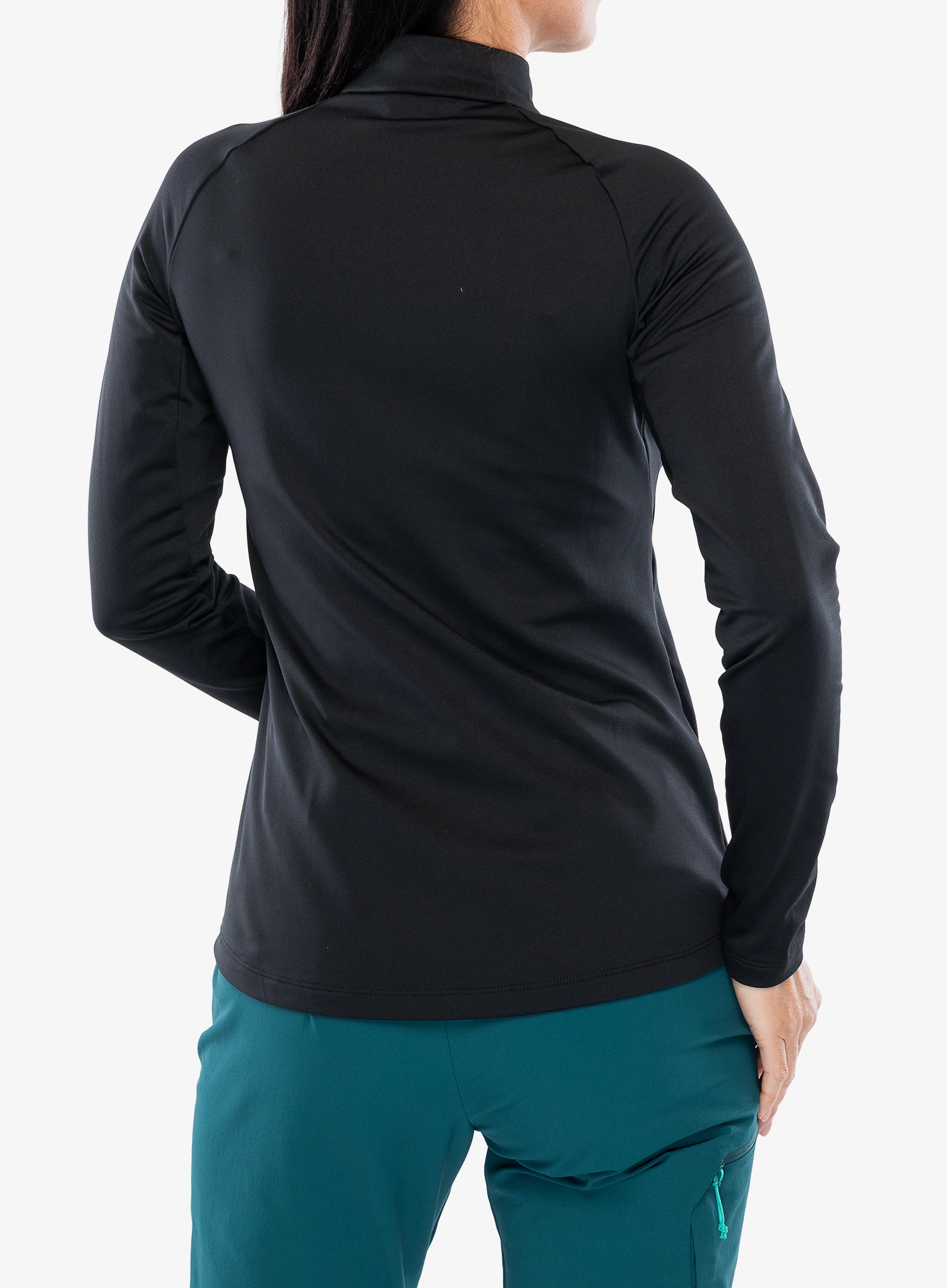 Ženska dukserica Odlo Essential Light Mid Layer 1/2 Zip - black