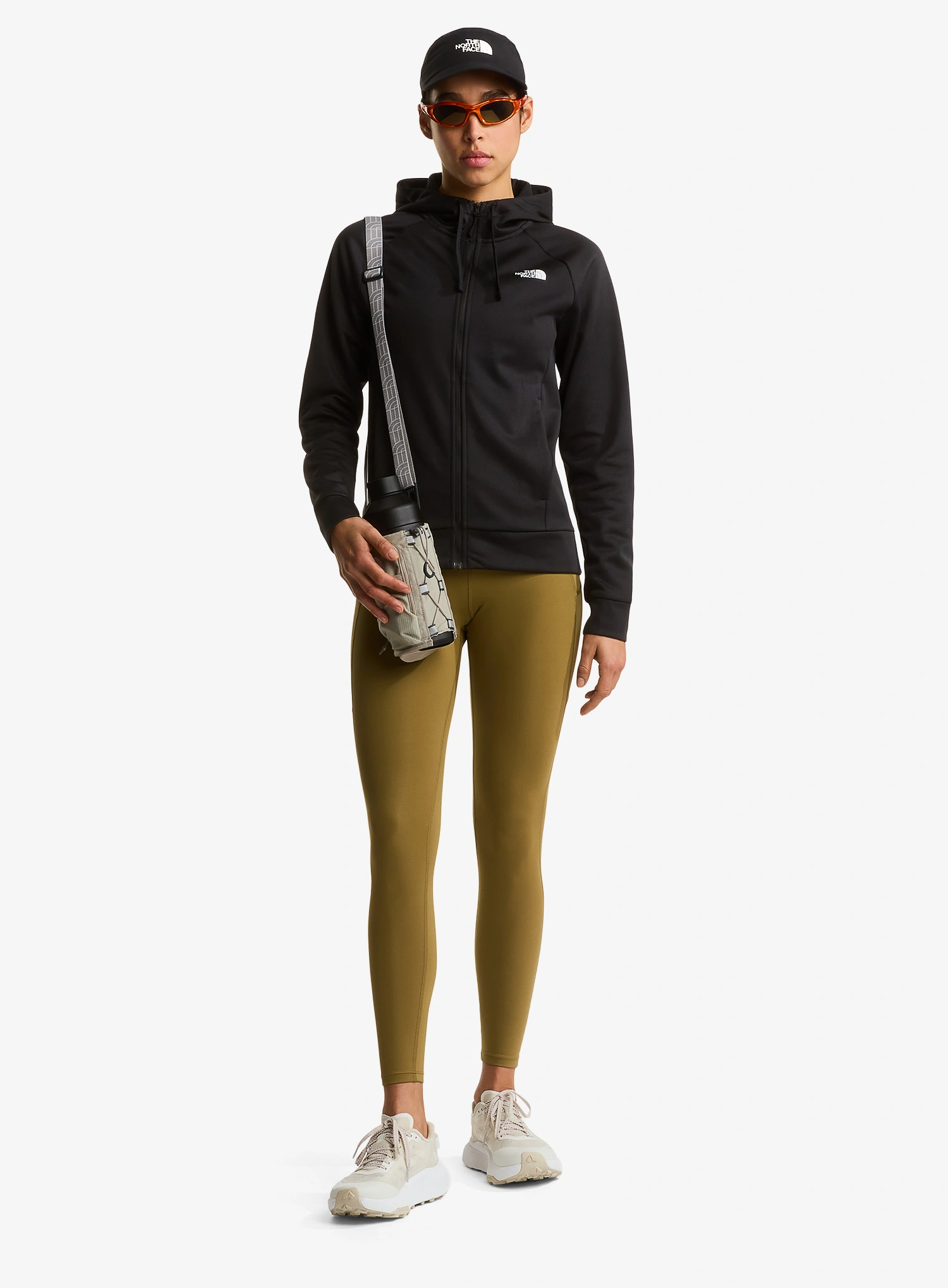 Dukserica na otkopčavanje ženska The North Face Reaxion 2.0 Hooded Full Zip Jacket - tnf black heather