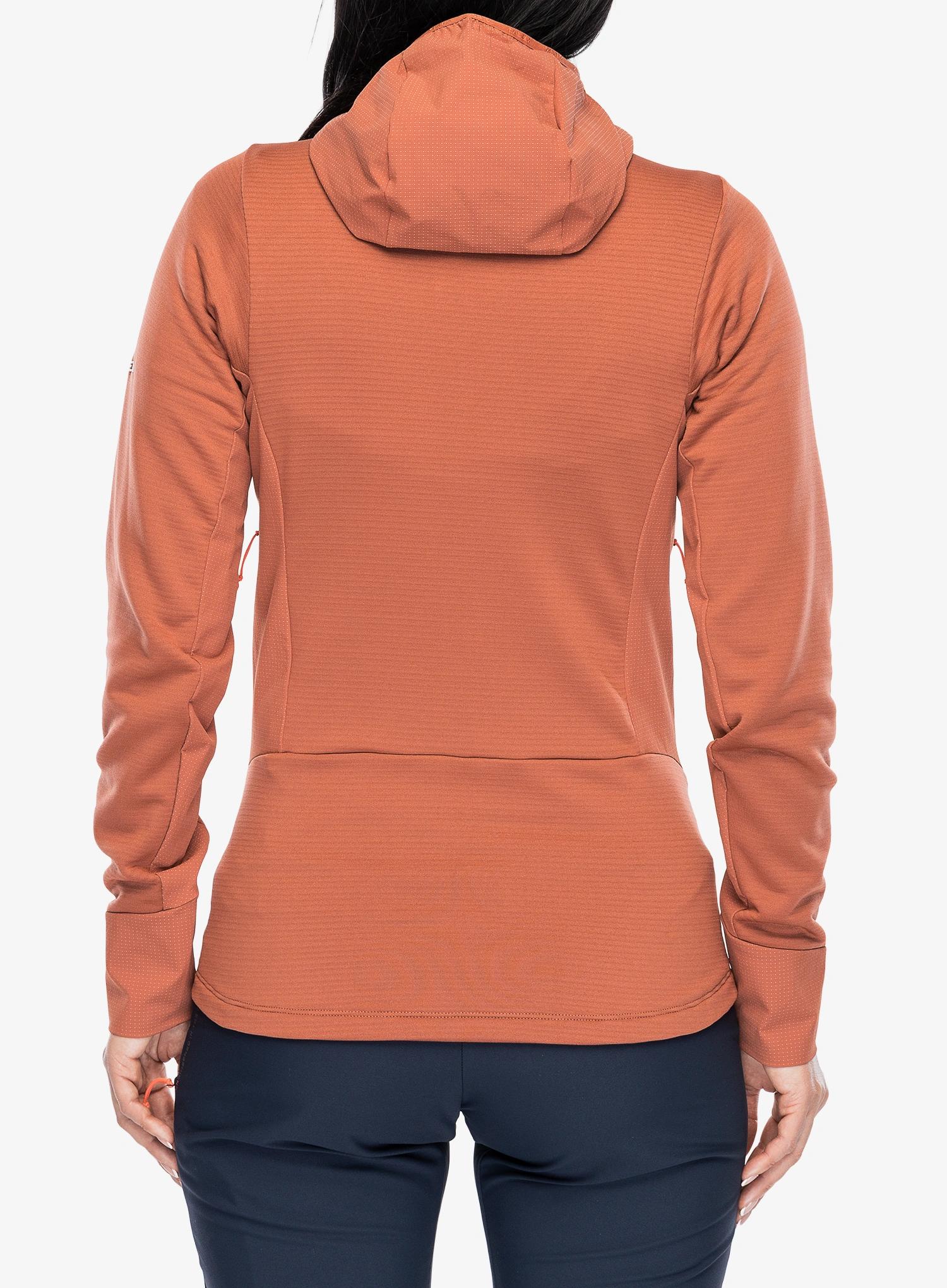 Ženska dukserica Salewa Agner Polarlite Hooded Jacket - etruscan red
