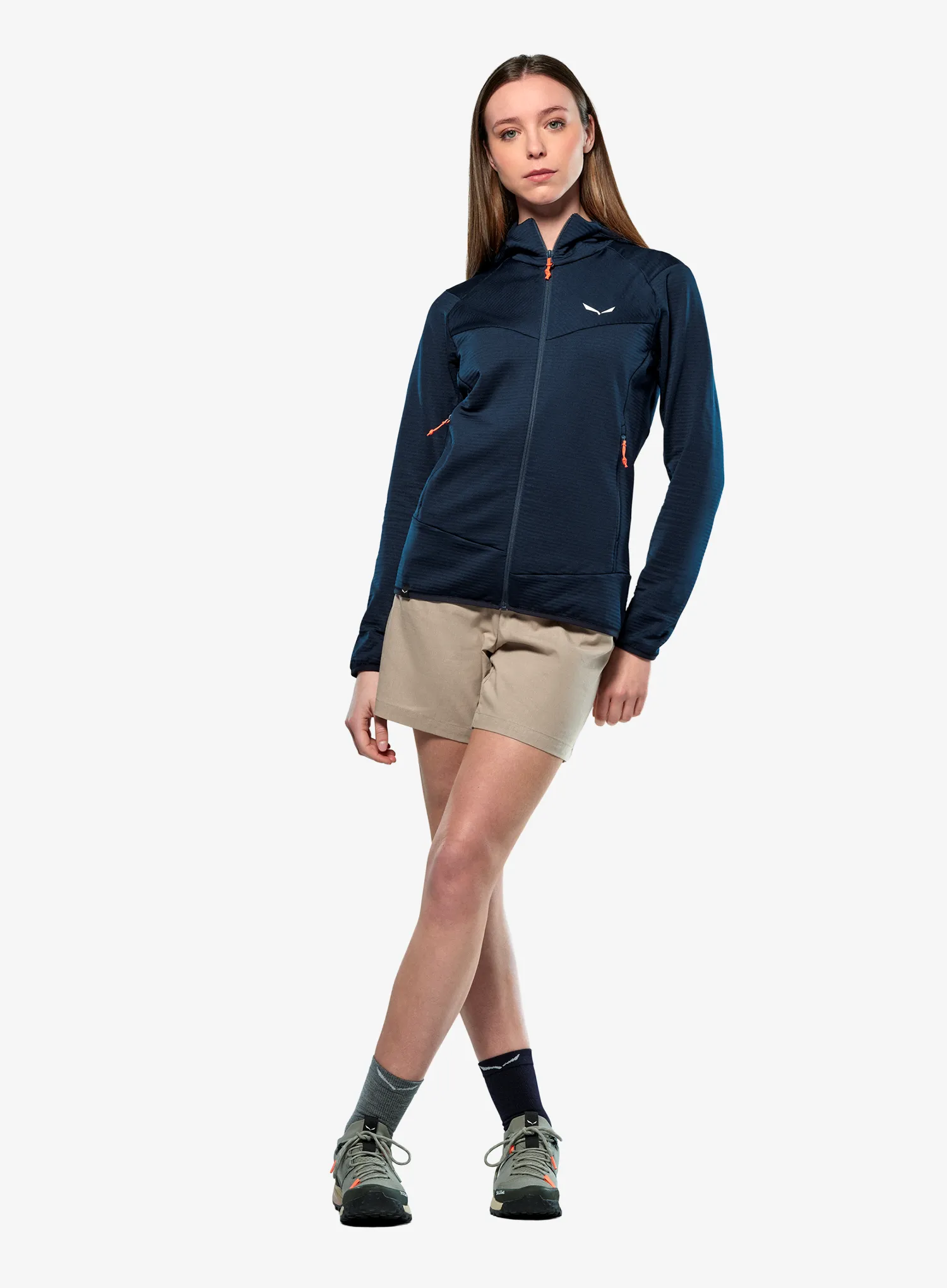 Ženska dukserica Salewa Puez Altavia PL HD Jacket - navy blazer
