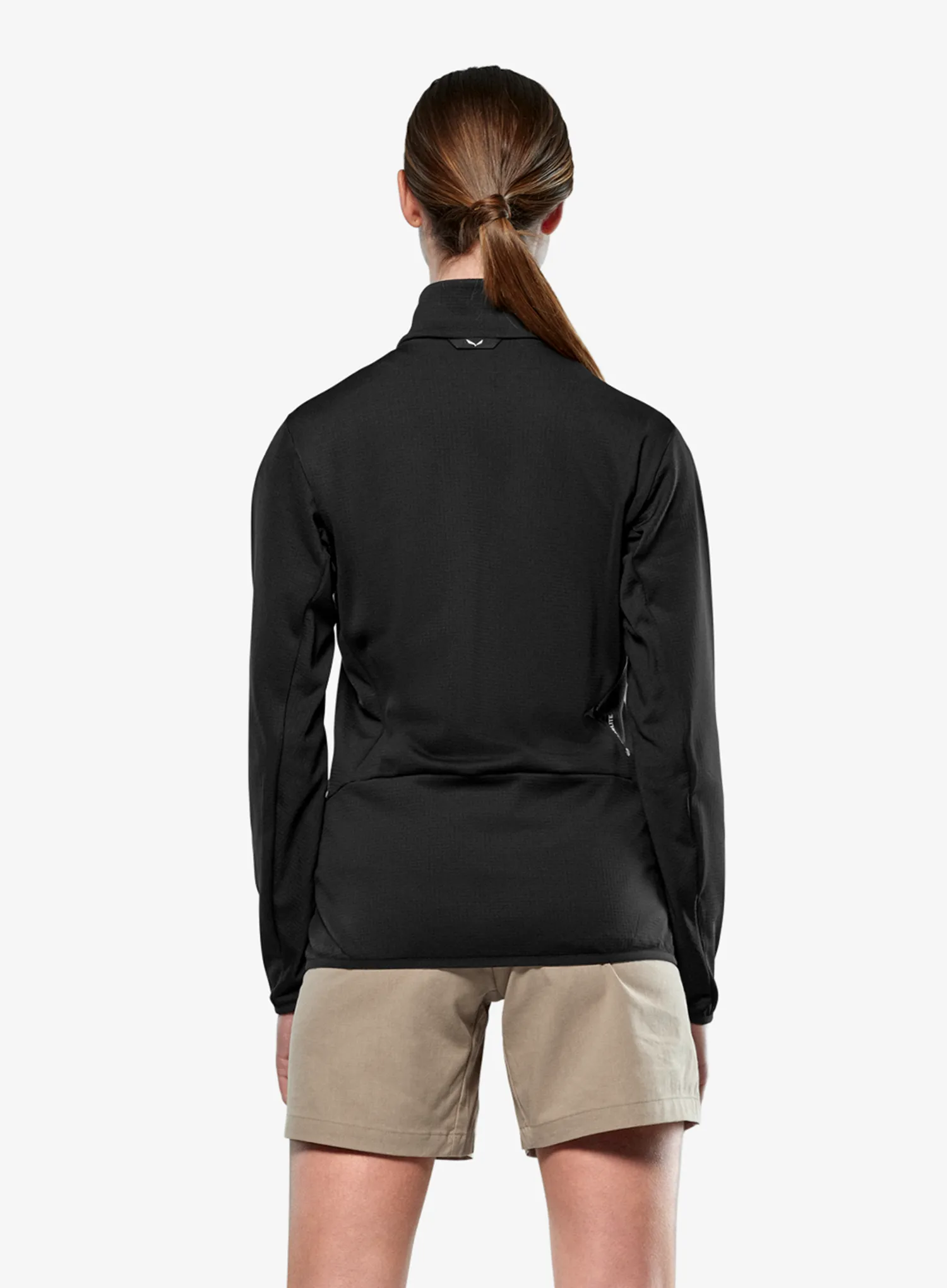 Ženska dukserica Salewa Puez Cammino PL Jacket - black out