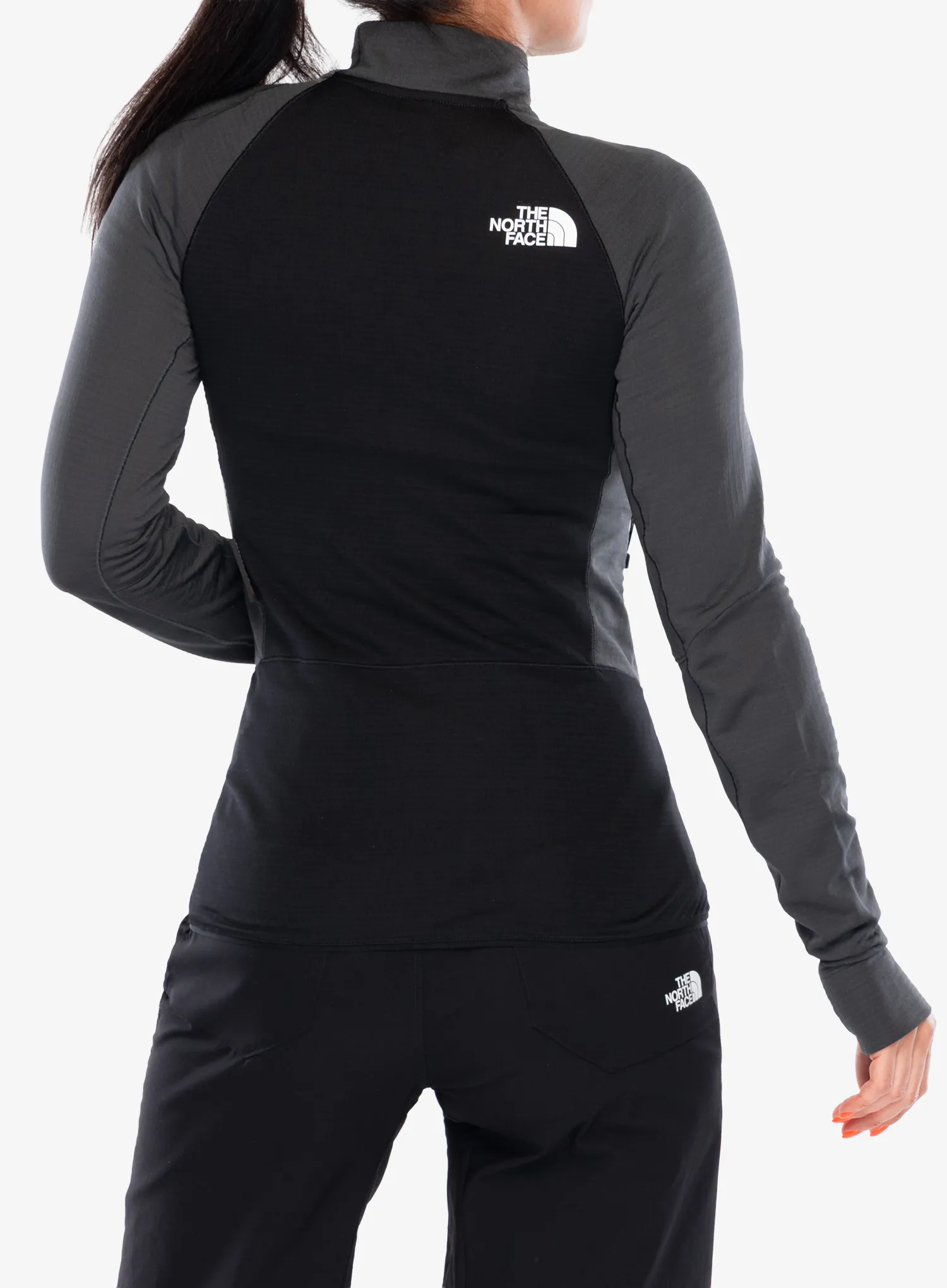 Ženska dukserica The North Face Bolt Polartec Jacket - asphalt grey/tnf black