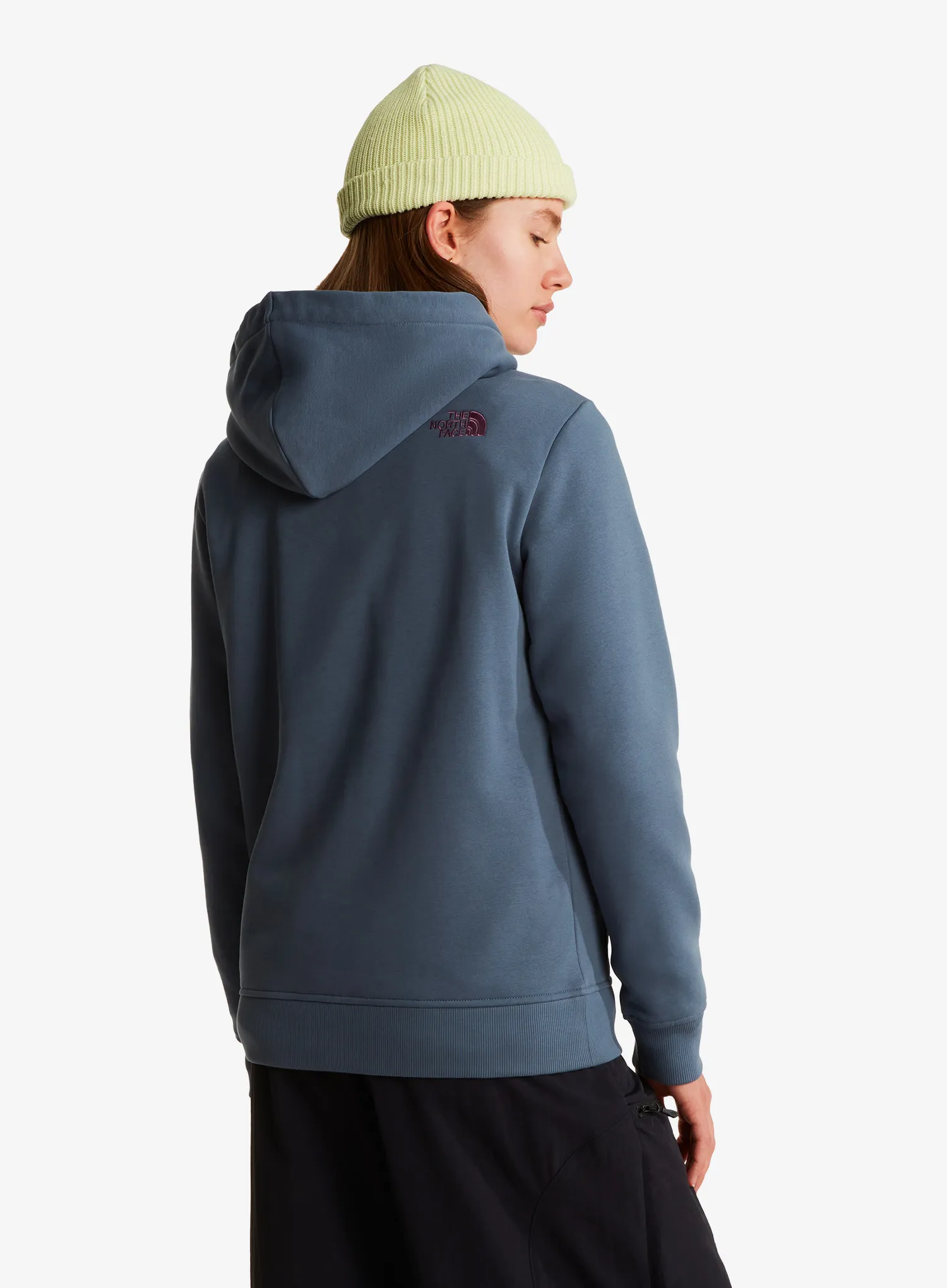 Ženska dukserica The North Face Drew Peak Pullover Hoodie - granite grey/purple