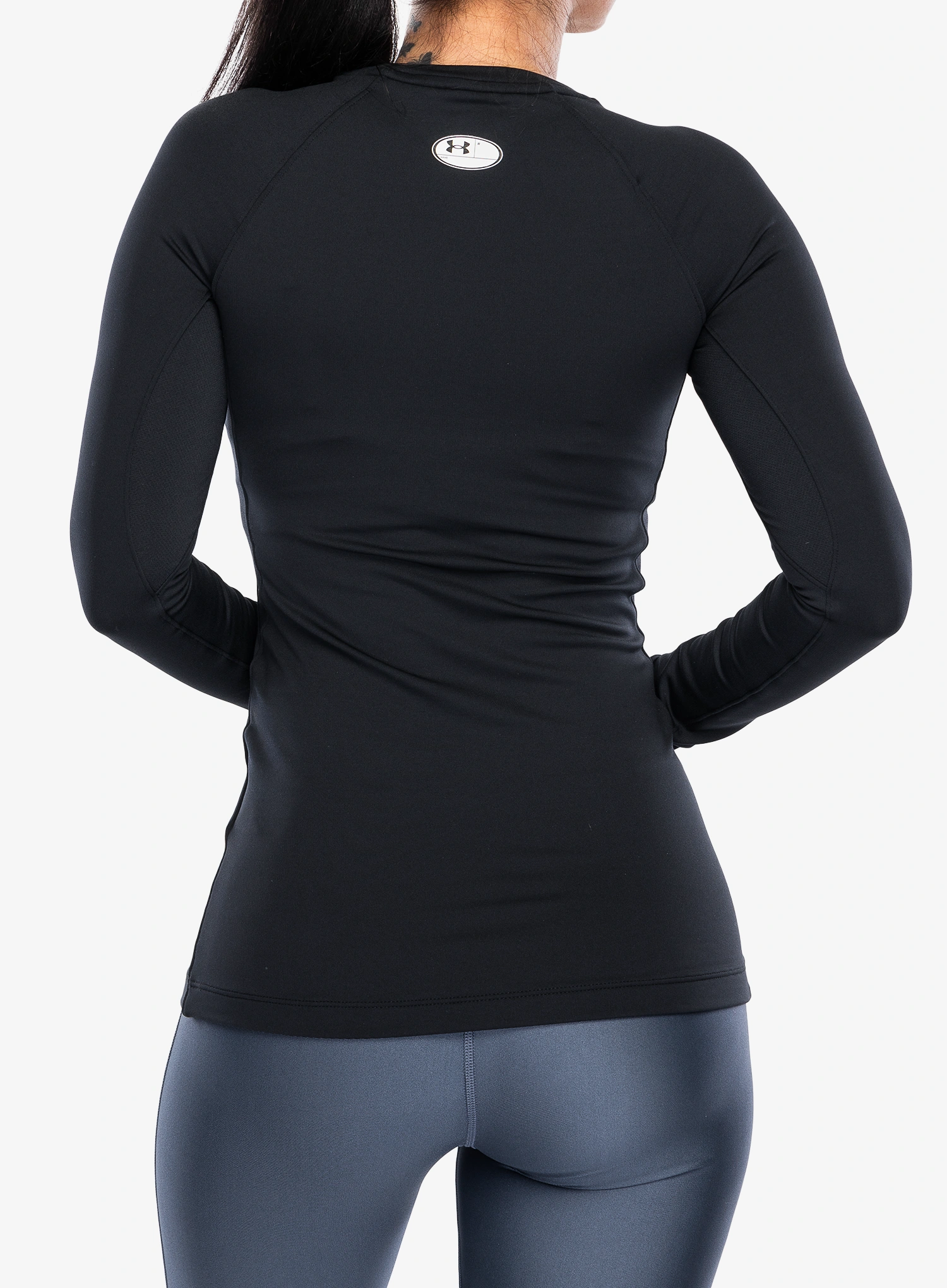 Ženska dukserica Under Armour ColdGear Authentics Crew - black/white