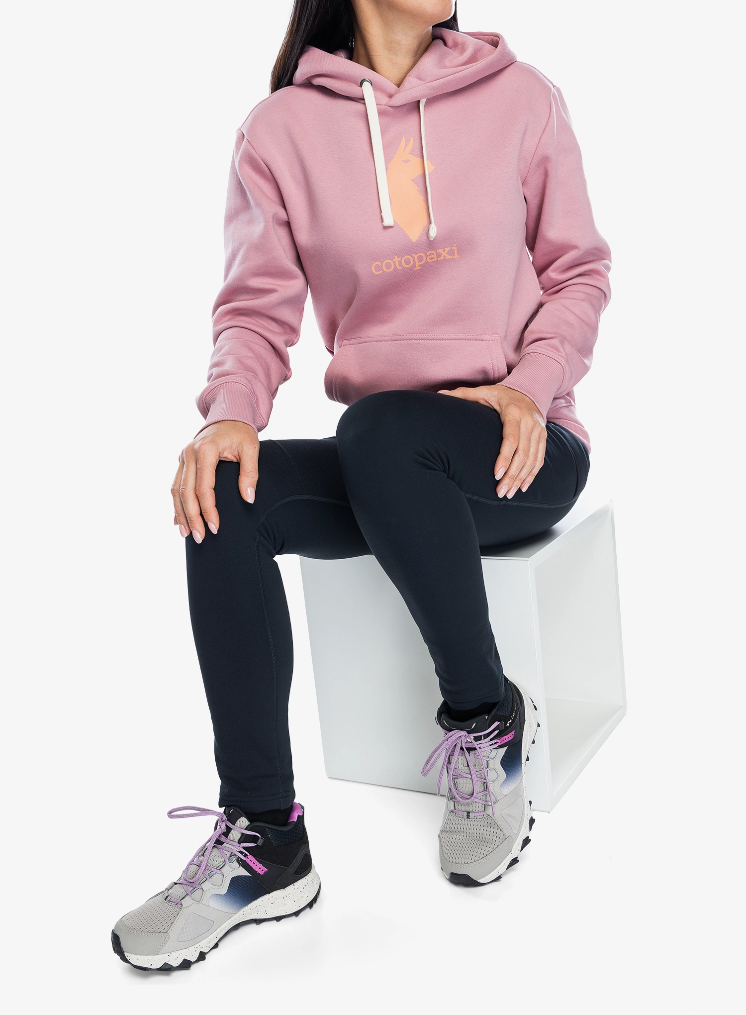 Ženska dukserica s kapuljačom Cotopaxi Llama Pullover Hoodie - rose