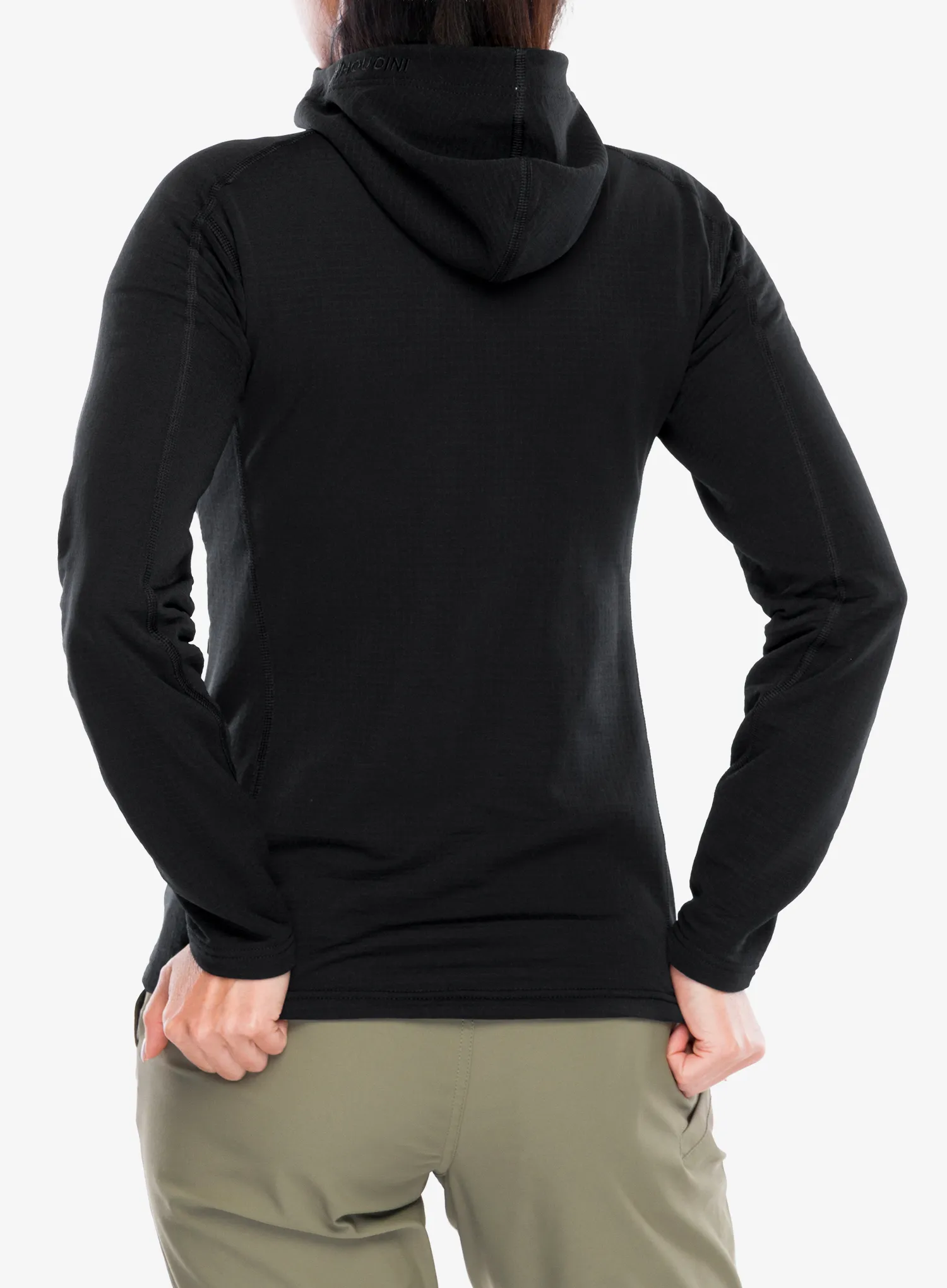 Ženska dukserica s kapuljačom Houdini Aero Houdi - true black