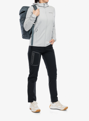 Ženska dukserica s kapuljačom Peak Performance Light Zip Hood - summit smoke