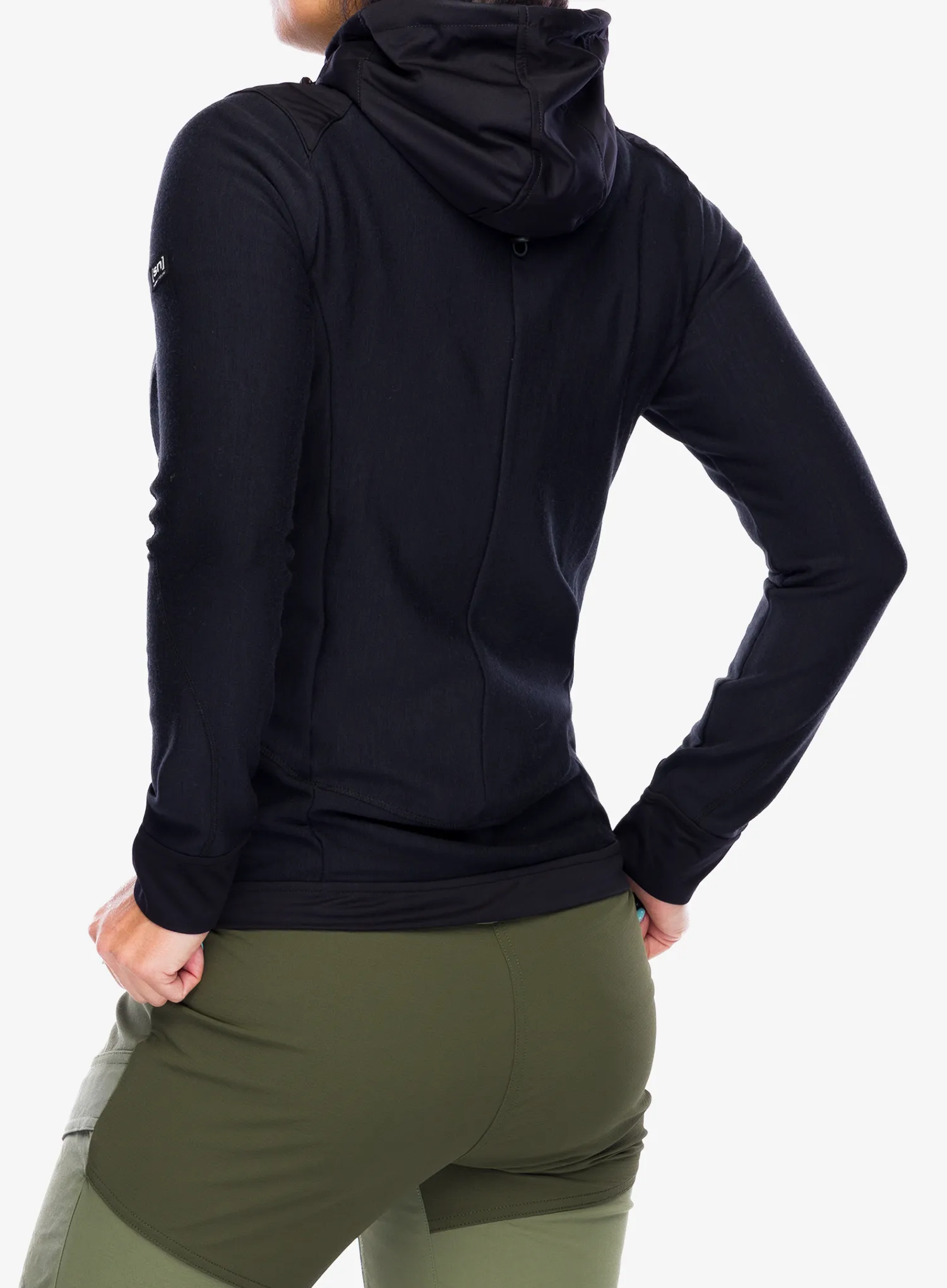 Ženska dukserica s kapuljačom Super.natural Adventure Hooded - jet black