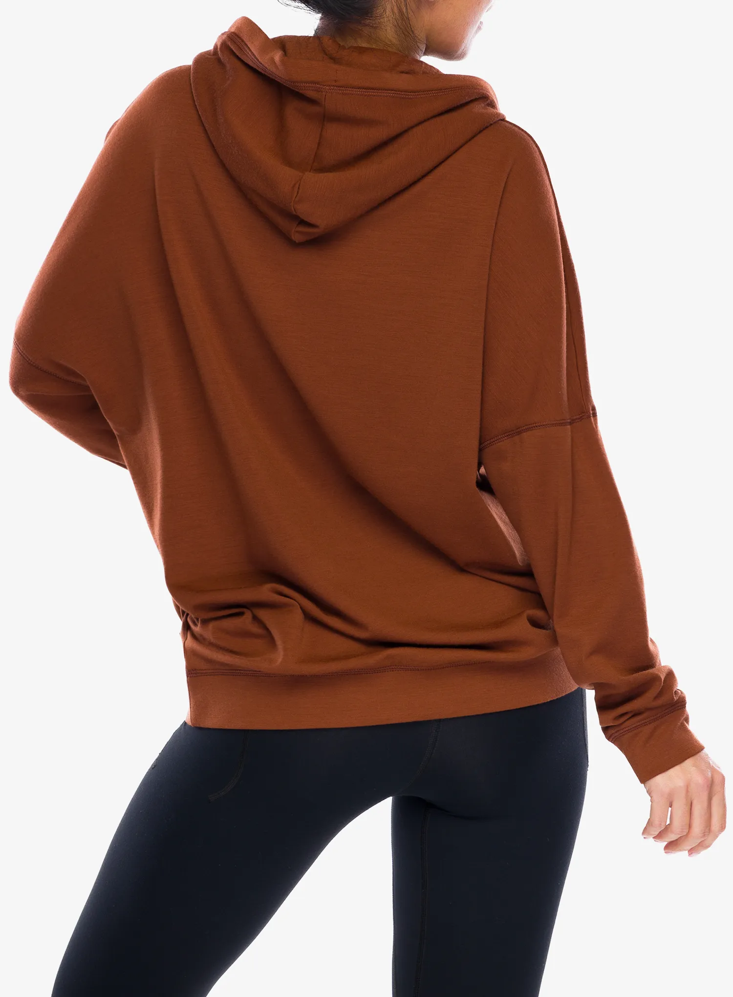 Ženska dukserica s kapuljačom Super.natural Snow Cat Hoodie - horn brown/various