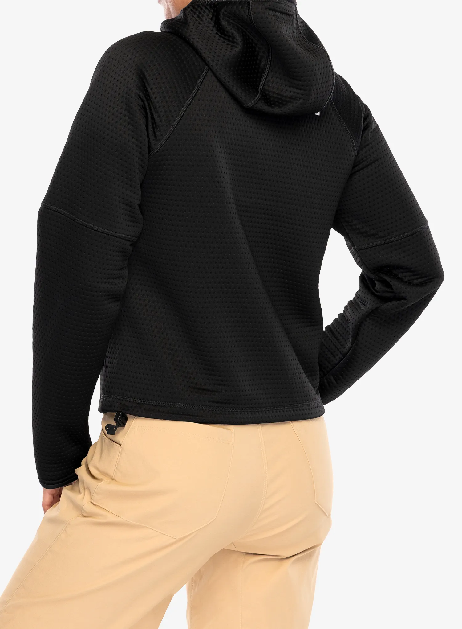 Ženska dukserica s kapuljačom The North Face Dotknit Thermal FZ Hoodie - tnf black