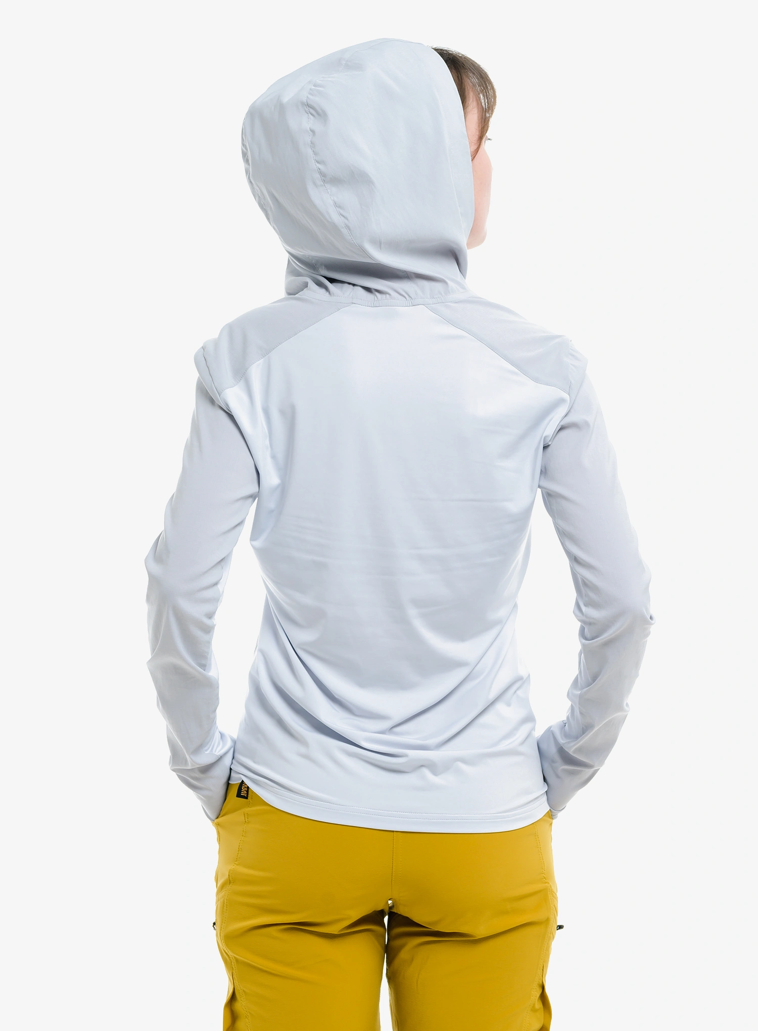 Ženska dukserica s kapuljačom Turbat Maya Hood Trek Shirt - glacier gray