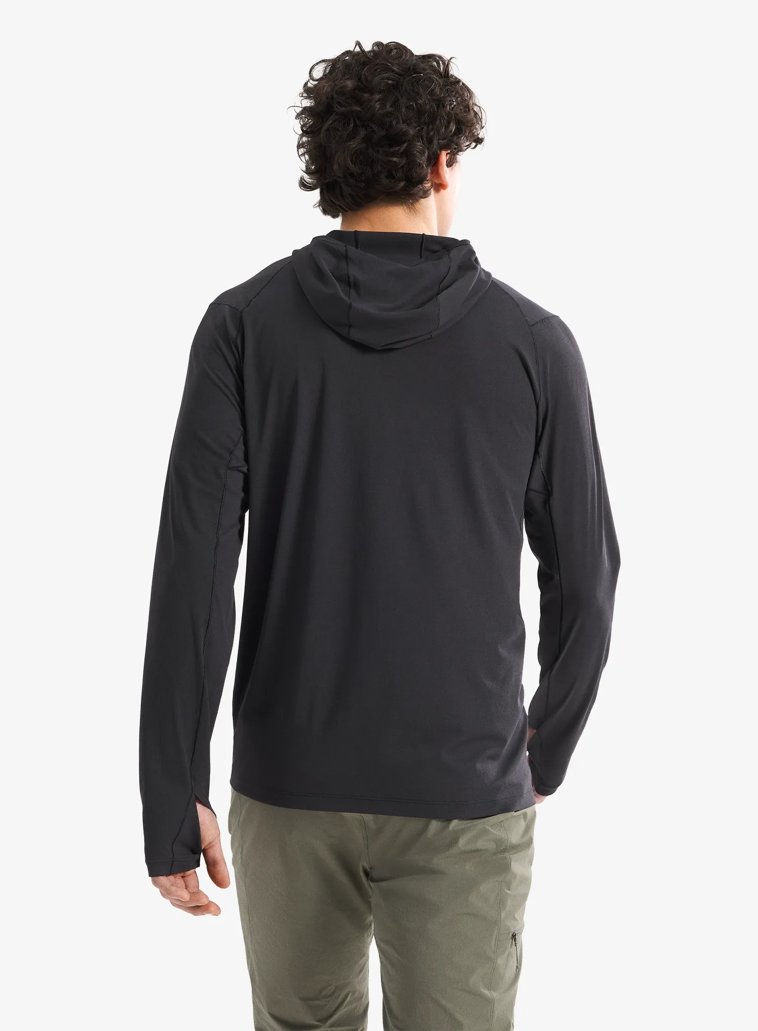 Dukserica za trčanje Arcteryx Cormac Hoody - black