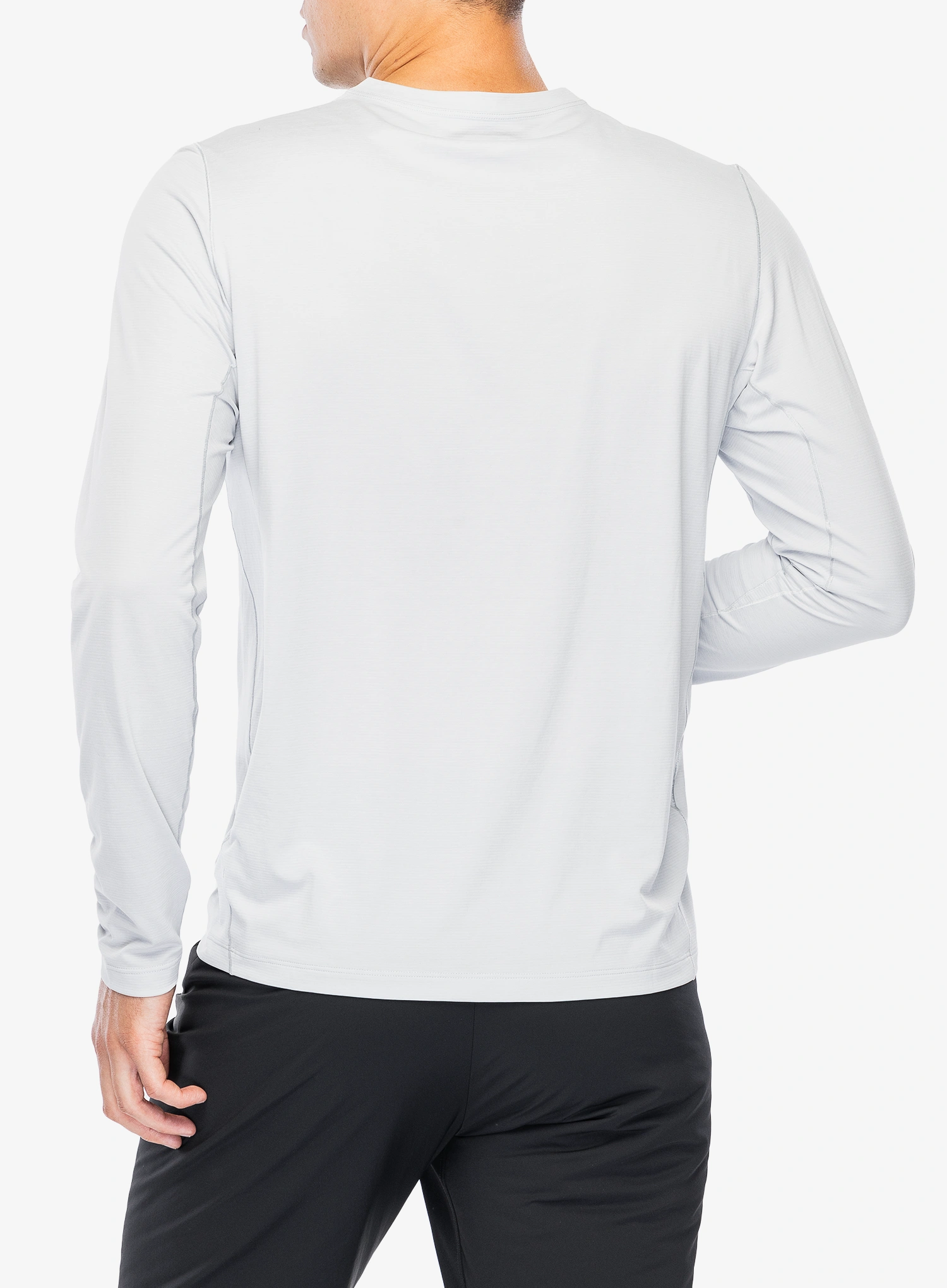 Dukserica za trčanje Arcteryx Cormac Logo LS - solitude heather/void