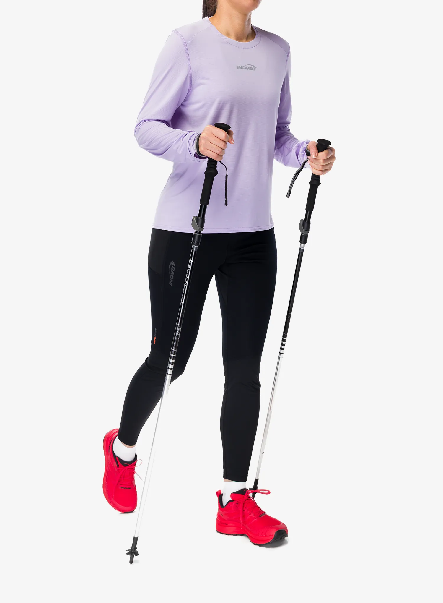 Ženska dukserica za trčanje Inov-8 Airlite Long Sleeve T-Shirt - purple