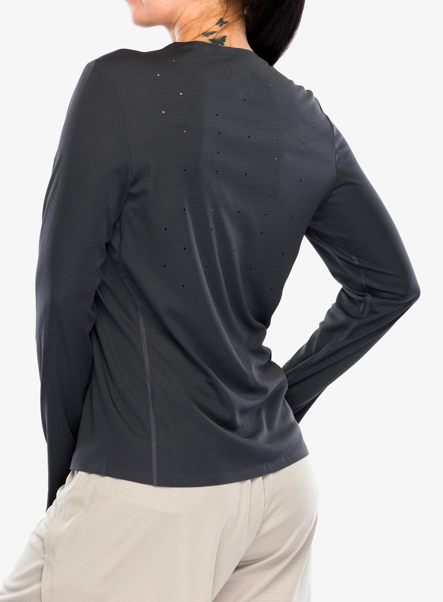 Ženska dukserica za trčanje Inov-8 Airlite Pro Long Sleeve T-Shirt - black