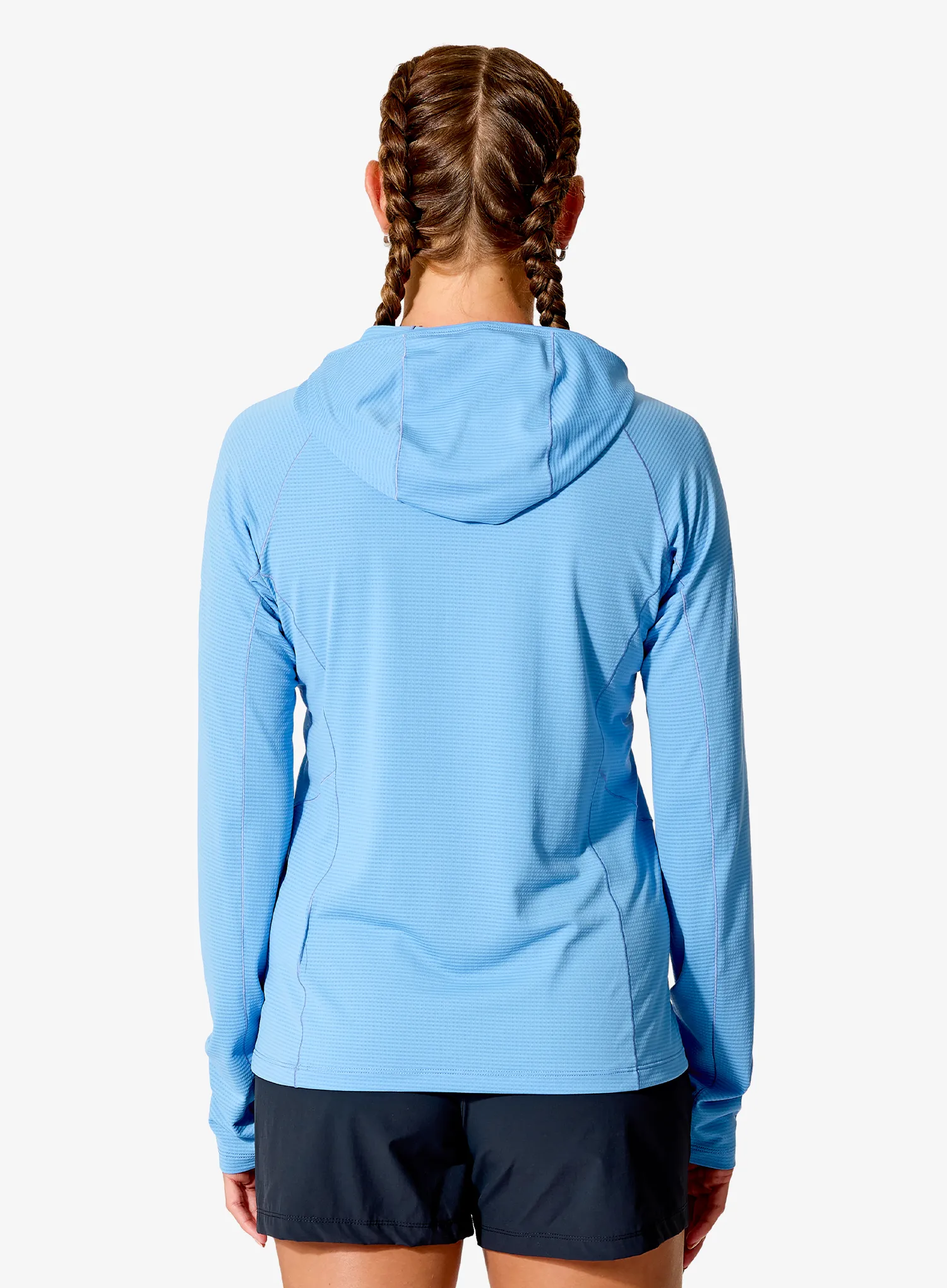 Ženska dukserica za trčanje Rab Sonic Hoody - bluebird