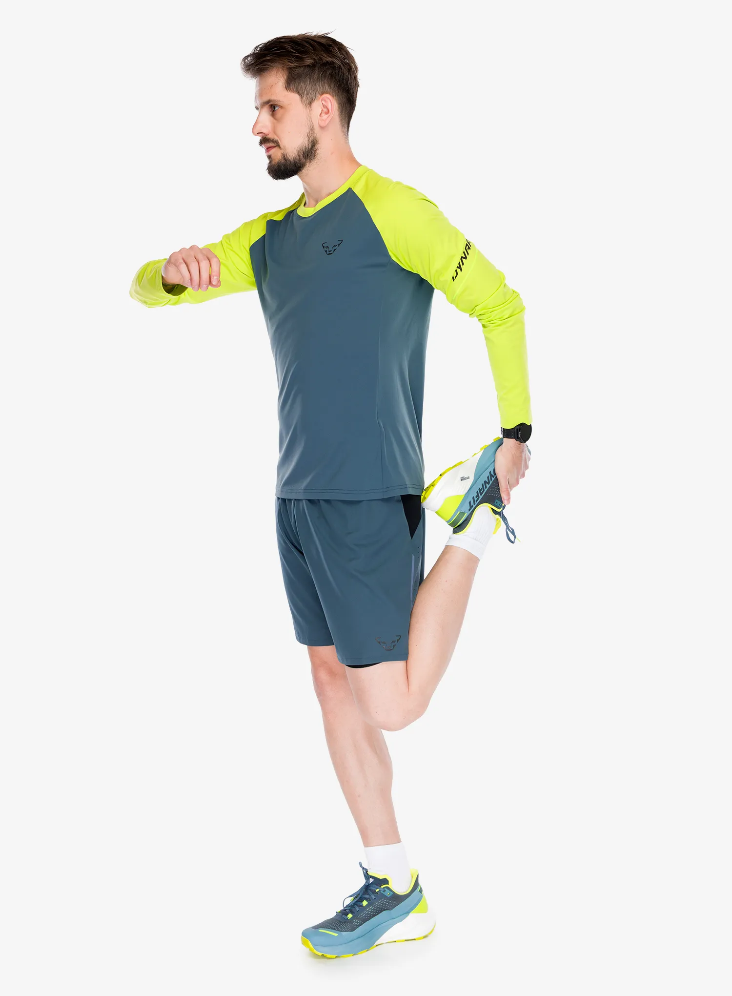 Dukserica za trčanje Dynafit Alpine Pro L/S Tee - ultra yellow