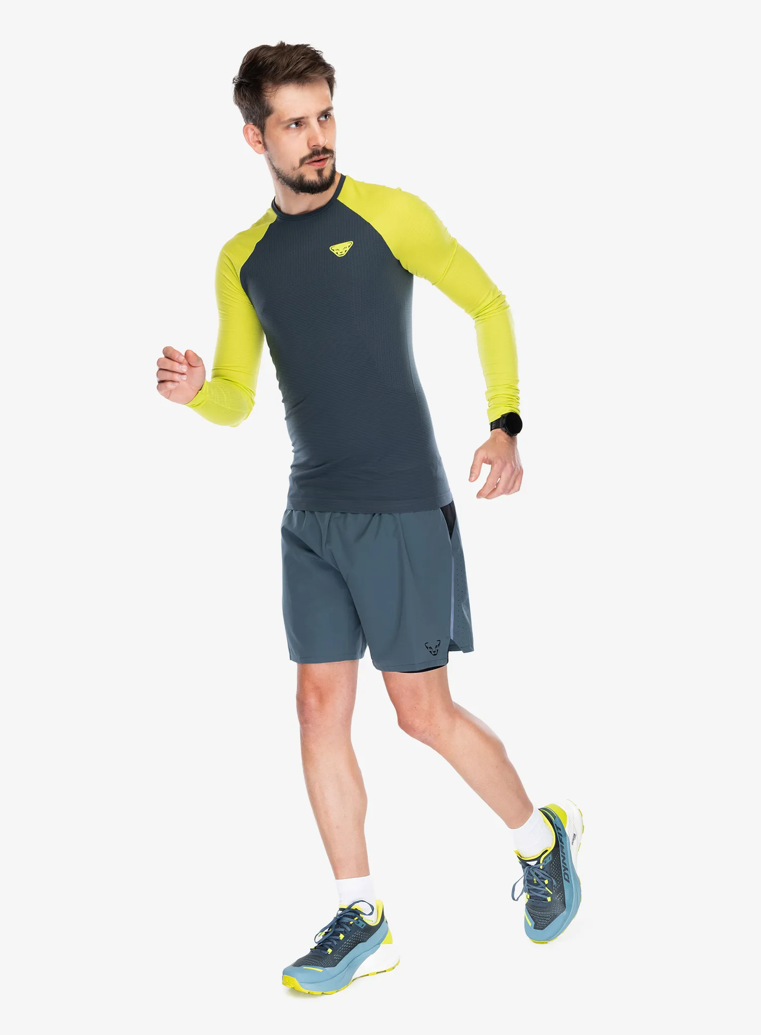Dukserica za trčanje Dynafit Ultra S-Tech L/S Tee - ultra yellow