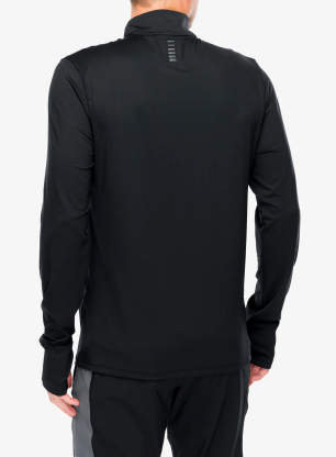 Dukserica za trčanje Under Armour Launch Pro 1/4 Zip - black/black/reflective