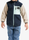 Dukserica za djecu Didriksons Anten Fullzip - ocean mint