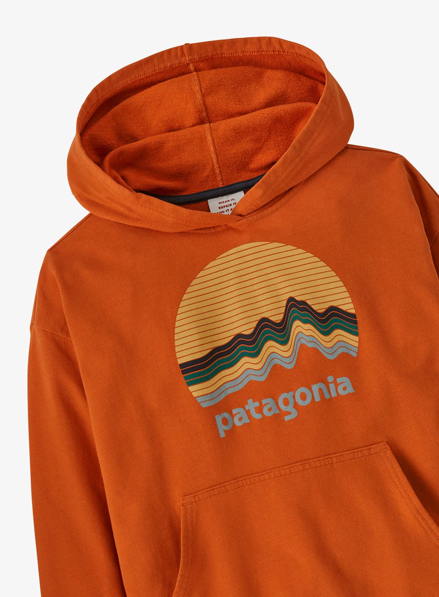 Dukserica za djecu Patagonia Hoody Sweatshirt - ridge rise moon redtail rust