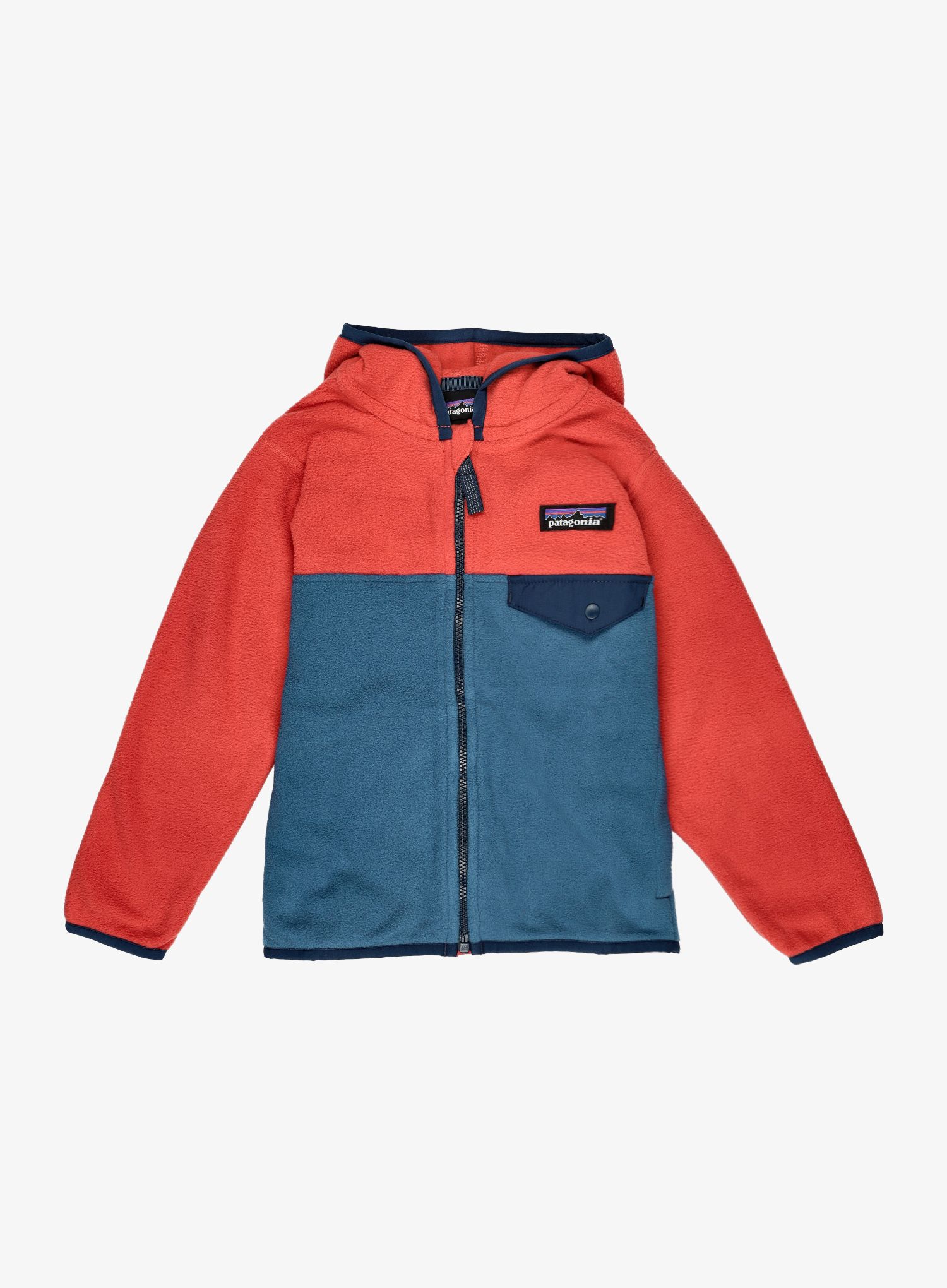 Dukserica za djecu Patagonia Micro D Snap-T Jacket - wavy blue