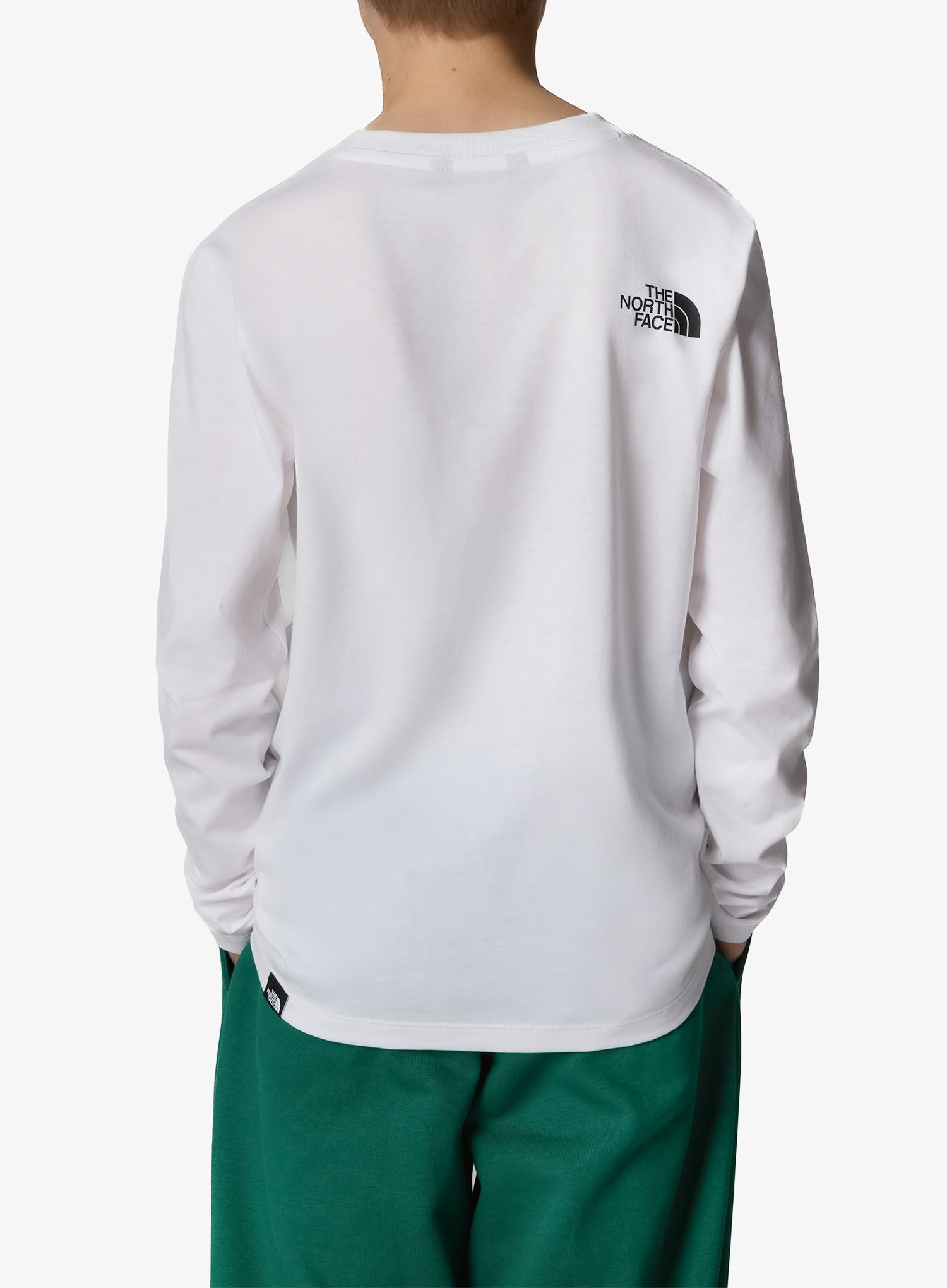 Dukserica za djecu The North Face Easy L/S Tee - tnf white