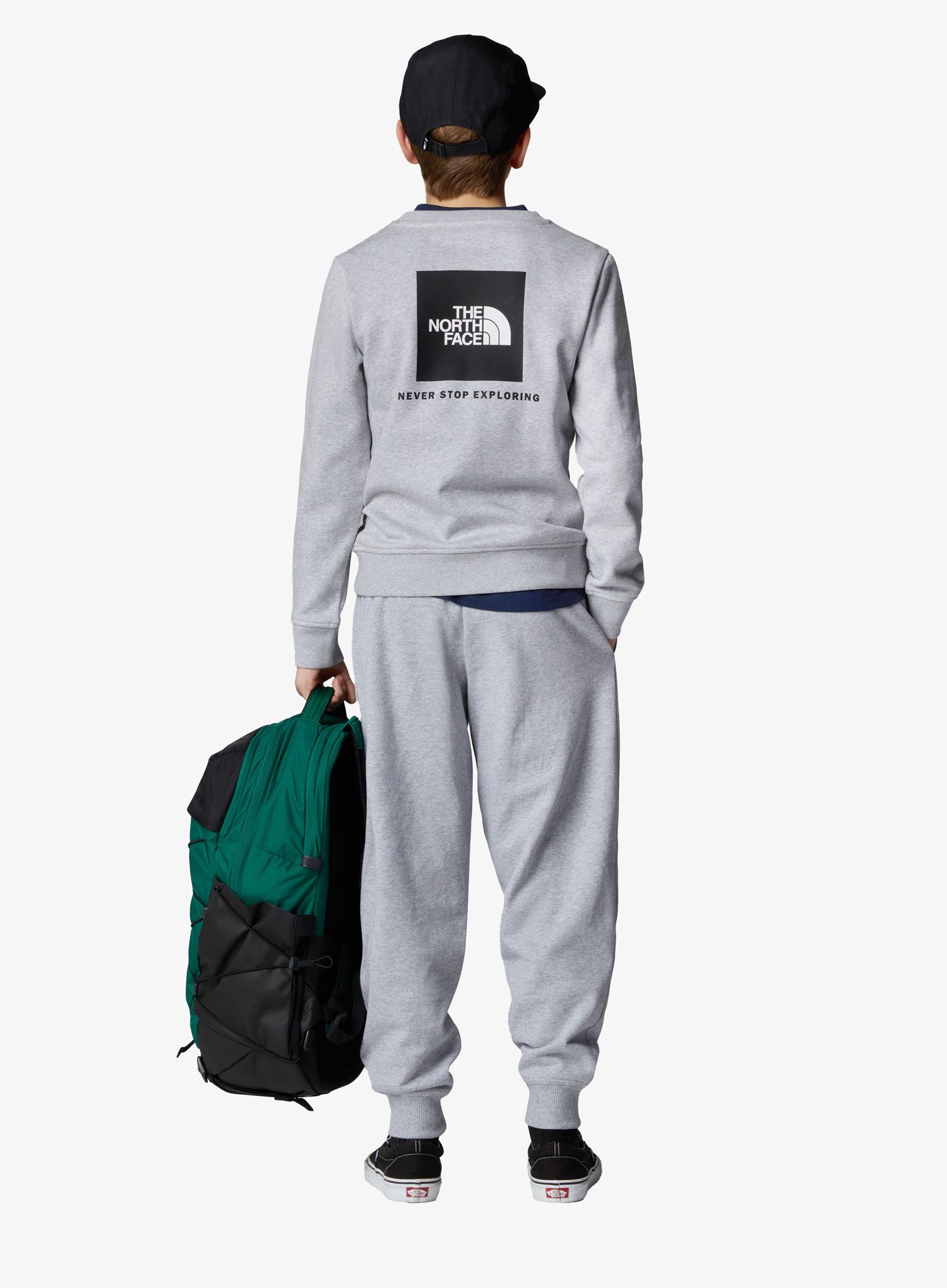 Dukserica za djecu The North Face Redbox Regular Crew - tnf light grey heather